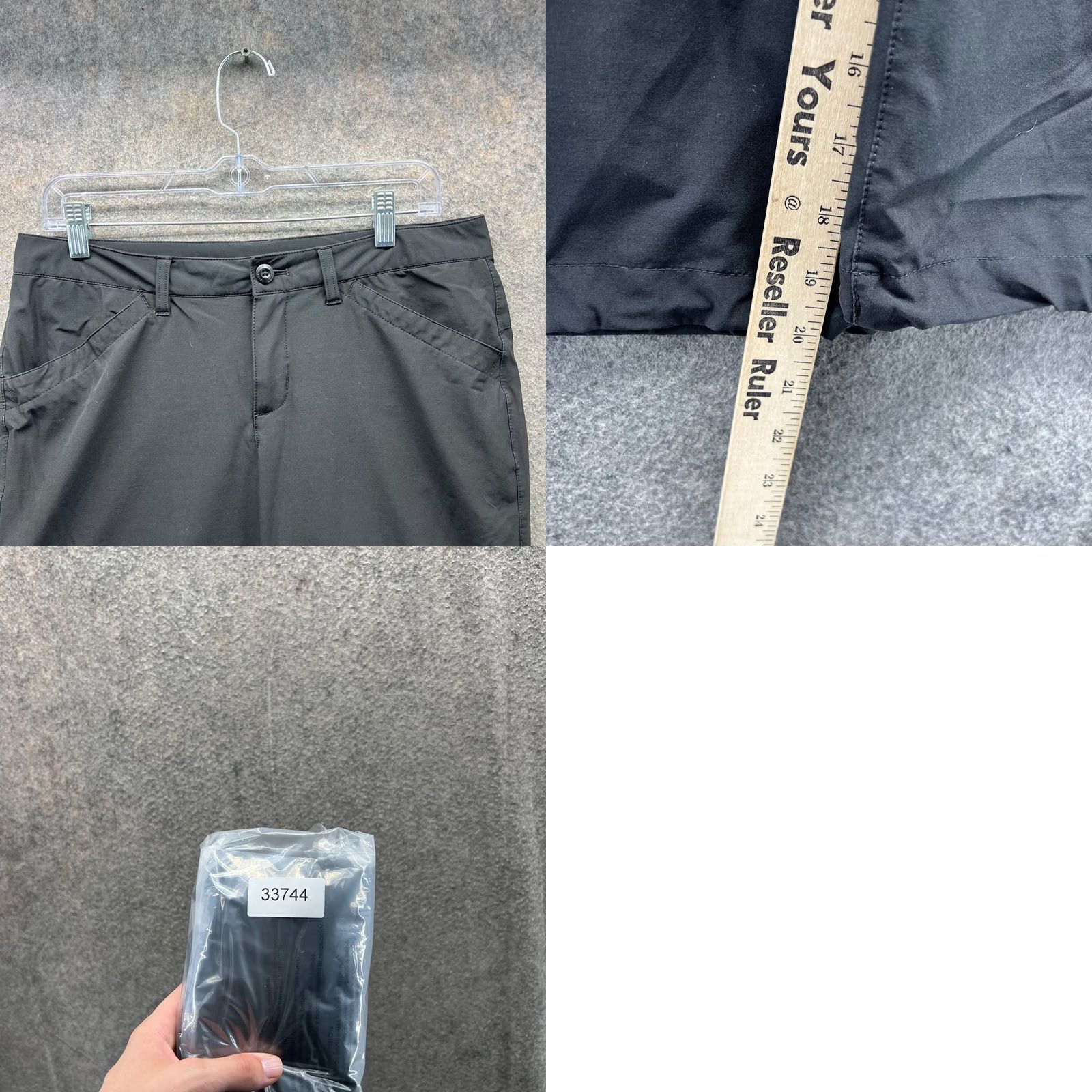 Eddie Bauer Eddie Bauer Pants Womens 6 Black Capri Lightweight Stretch Outdoor Hiking Ascent Capri Pants Women 6 Black Outdoor Hiking Lightweight Stretch Size 28" / US 6 / IT 42 - 8 Thumbnail
