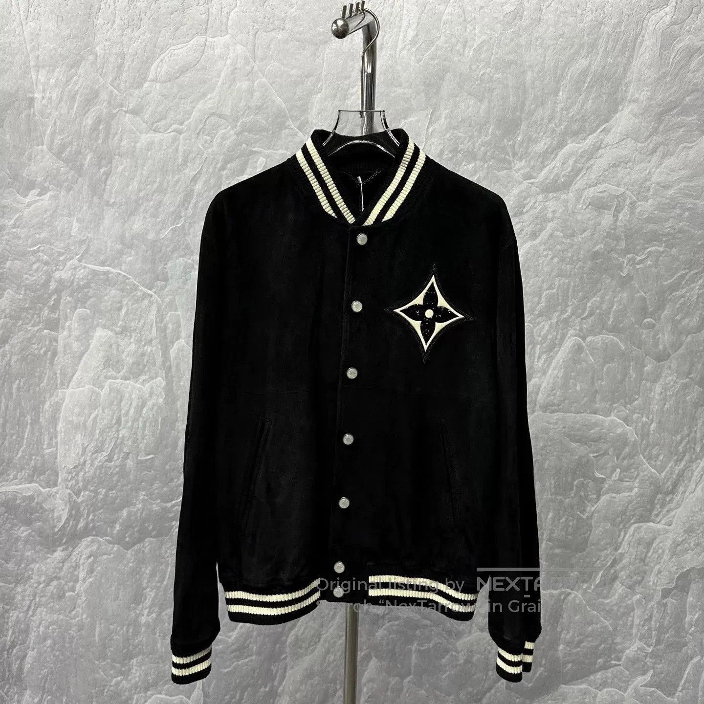 Louis Vuitton louis vuitton fw24 rhinestone baseball jacket. Size US L / EU 52-54 / 3 - 1 Thumbnail