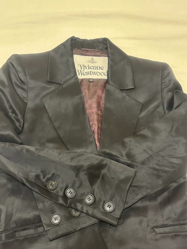Vivienne Westwood Vivienne Westwood Black velvet suit Size L / US 10 / IT 46 - 3 Thumbnail