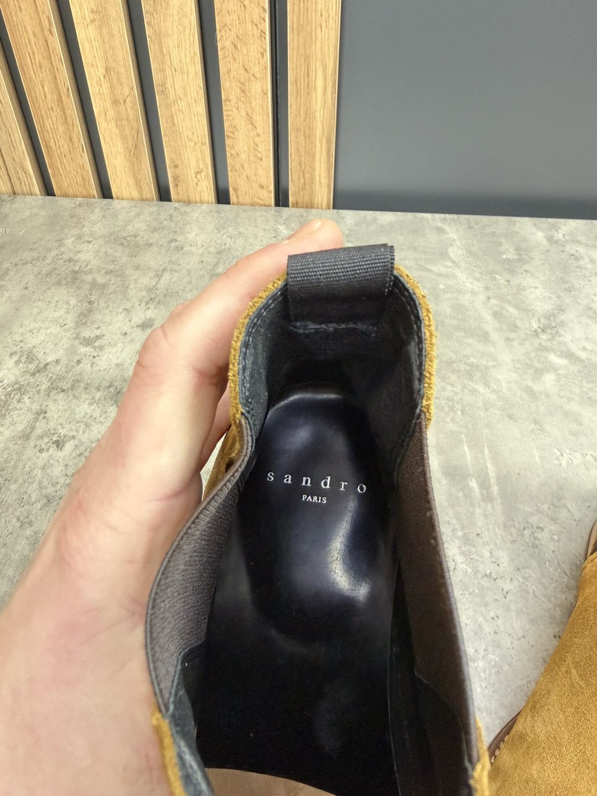 Sandro Sandro Paris Suede Chelsea Boots Size 44 Size US 11 / EU 44 - 9 Thumbnail