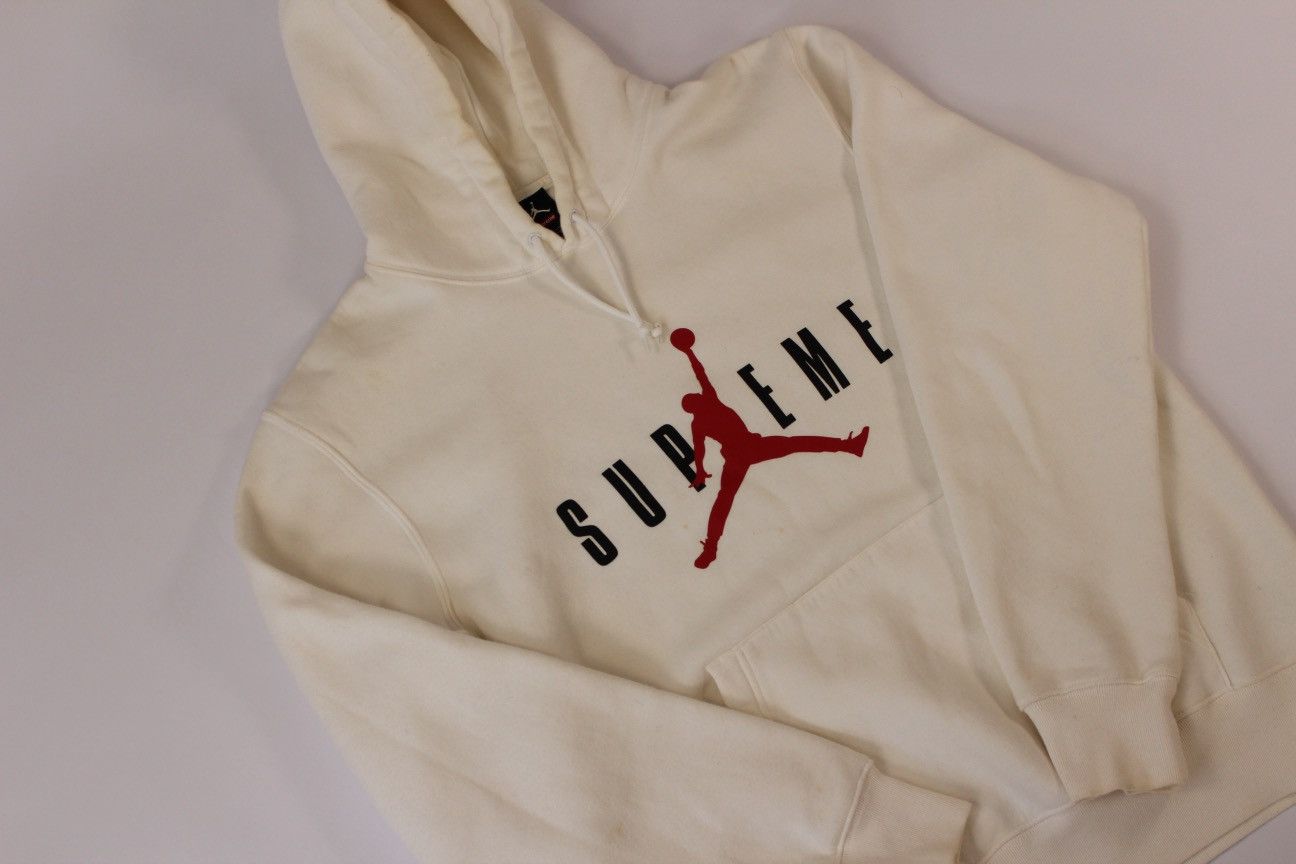 Jordan Brand × Supreme Supreme Jordan Hooded Pullover Size US L / EU 52-54 / 3 - 4 Thumbnail
