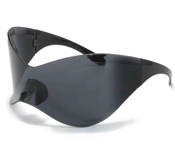 Electric Visual Oversized Punk Y2K Sunglasses Goggle styles Size ONE SIZE - 5 Thumbnail
