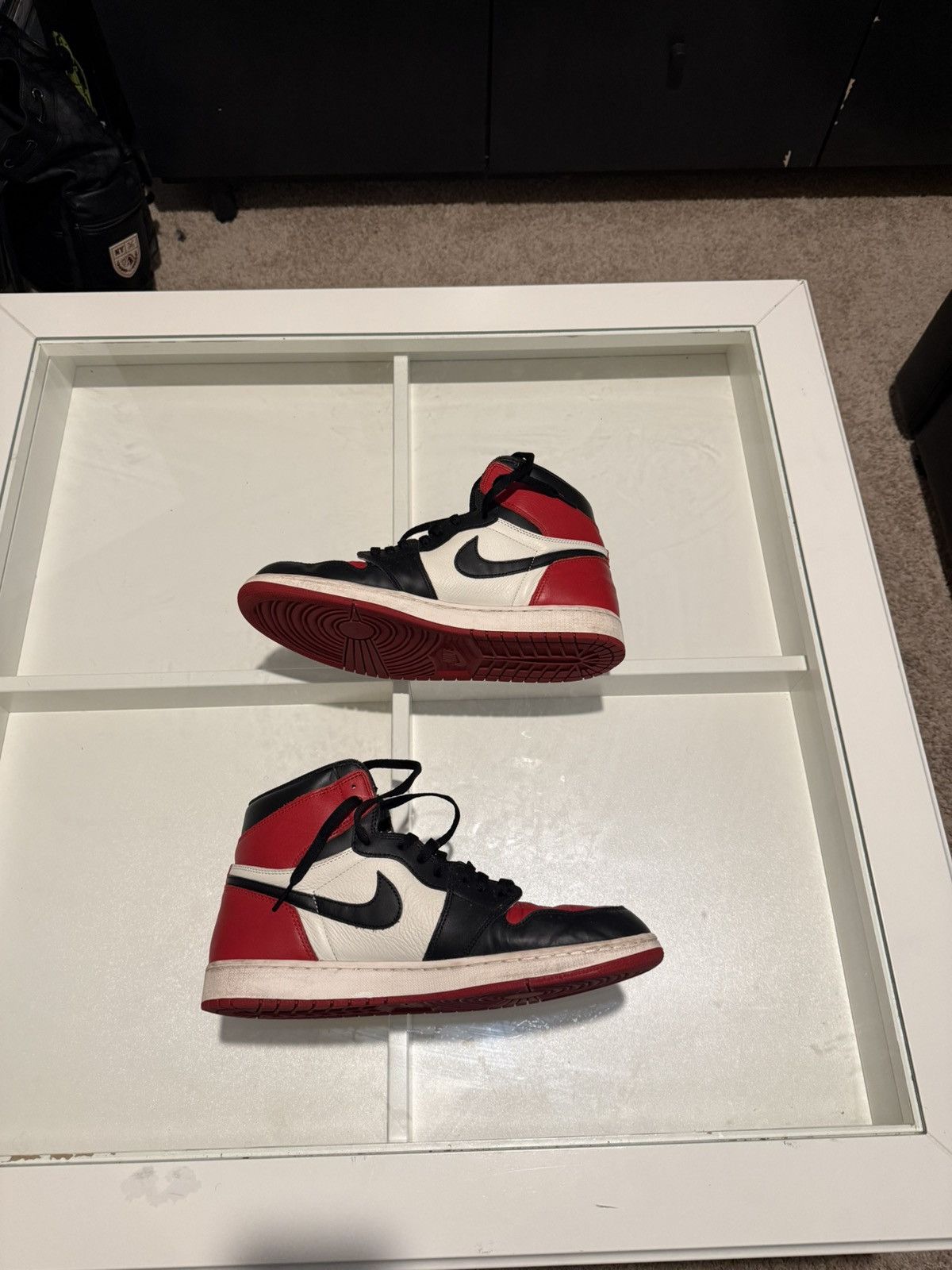 Jordan Brand Air Jordan 1 Retro Bred Toe Size US 14 / EU 47 - 2 Thumbnail