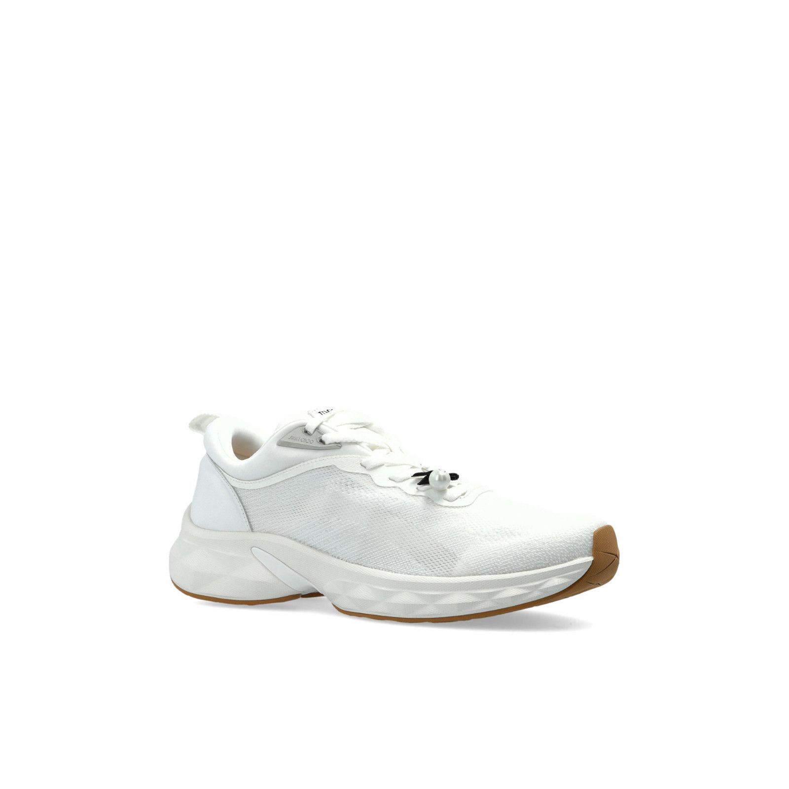 JIMMY CHOO White Diamond Run Sports Shoes New & Authentic (W
