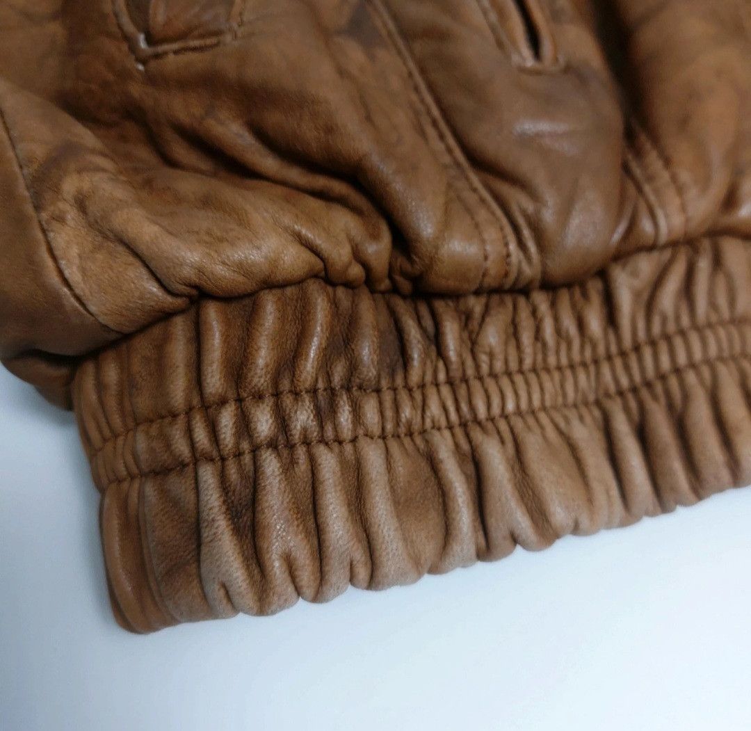 Other Vintage HC Houidi leather bomber jacket Size US XL / EU 56 / 4 - 11 Thumbnail