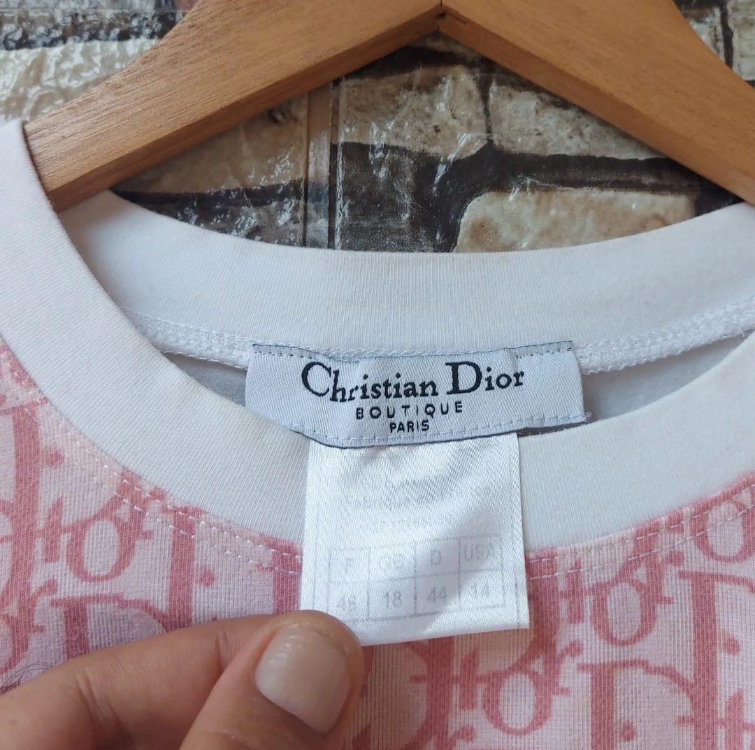 Christian Dior Monsieur Vintage Christian Dior Monogram Tshirt Size M / US 6-8 / IT 42-44 - 9 Thumbnail