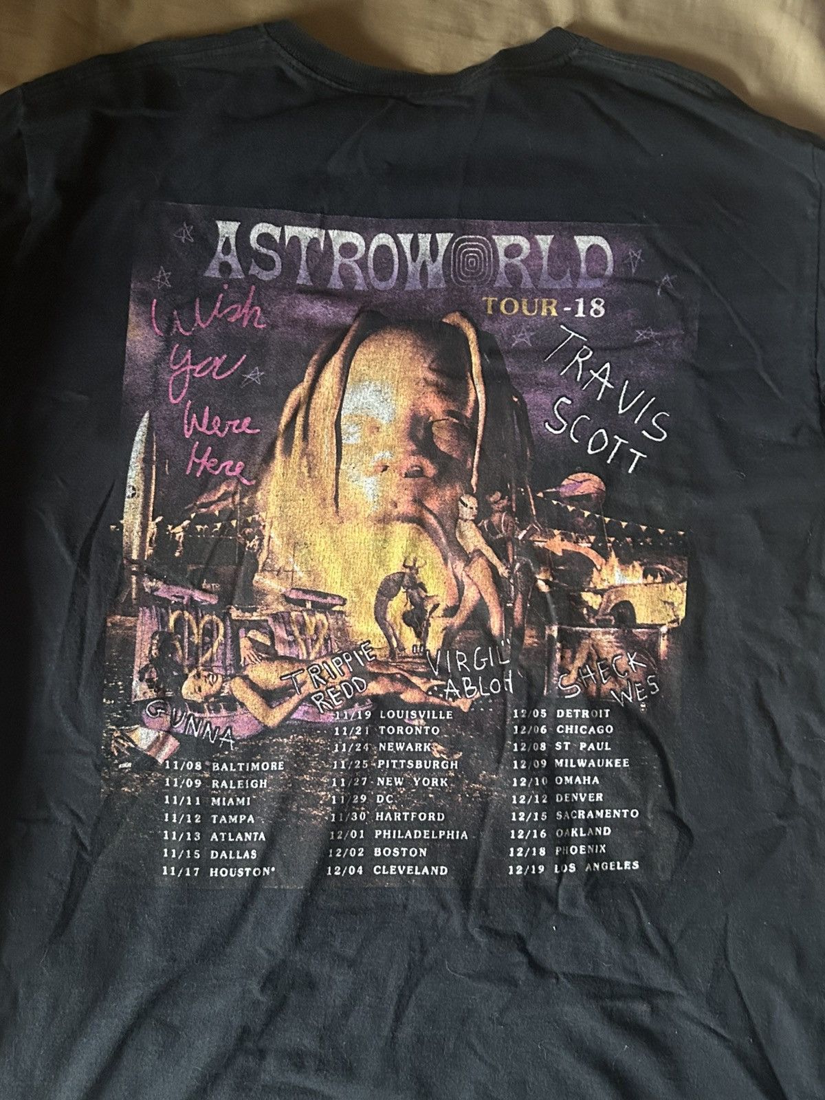 Travis Scott Travis scott astroworld Merch Long Sleeve Size US M / EU 48-50 / 2 - 2 Thumbnail