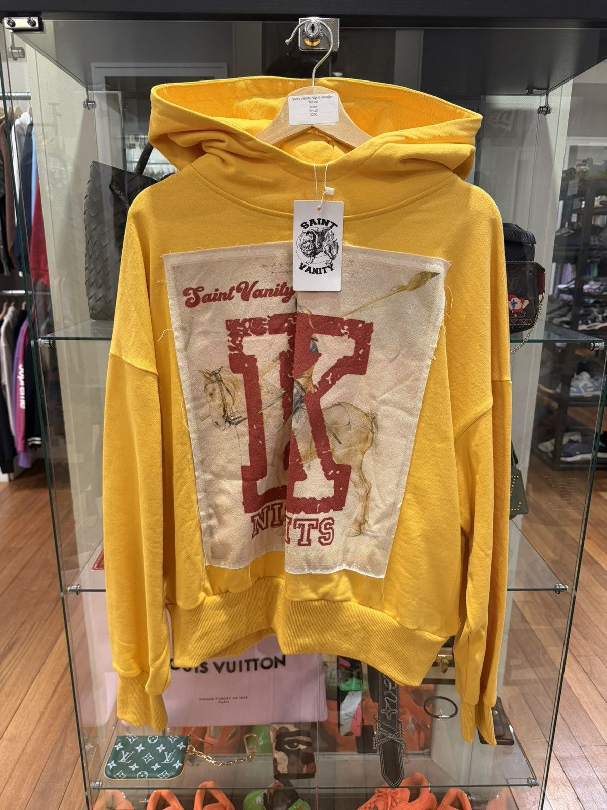 Saint Vanity Saint Vanity Night Hoodie - Yellow Size US M / EU 48-50 / 2 - 1 Thumbnail