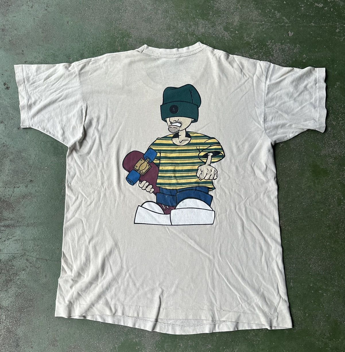 Vintage Vintage 90s Stymie Skateboards Tee Size US L / EU 52-54 / 3 - 1 Thumbnail