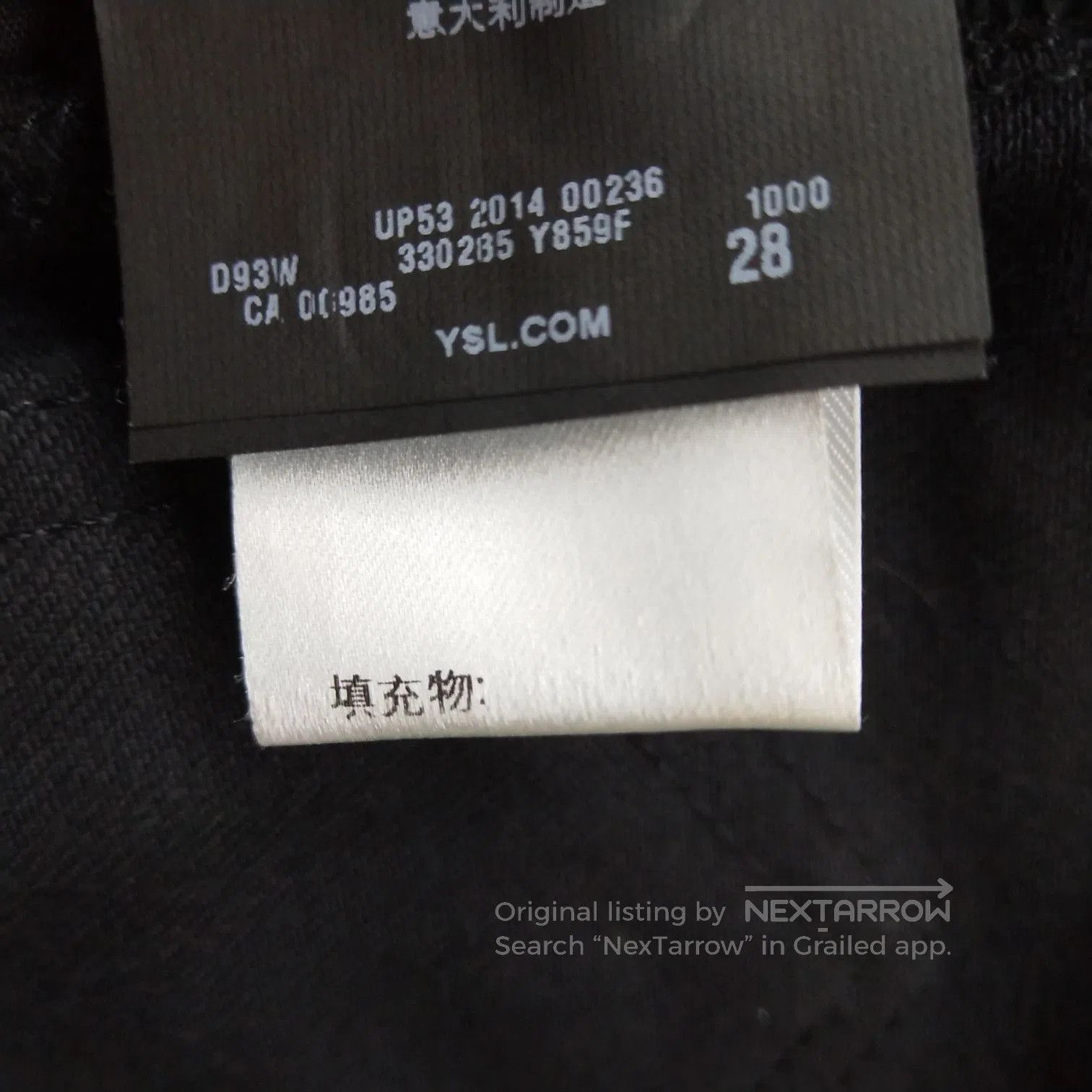 Saint Laurent Paris Saint Laurent Wool Solid Lapel Coat Size M. Size US M / EU 48-50 / 2 - 1 Thumbnail