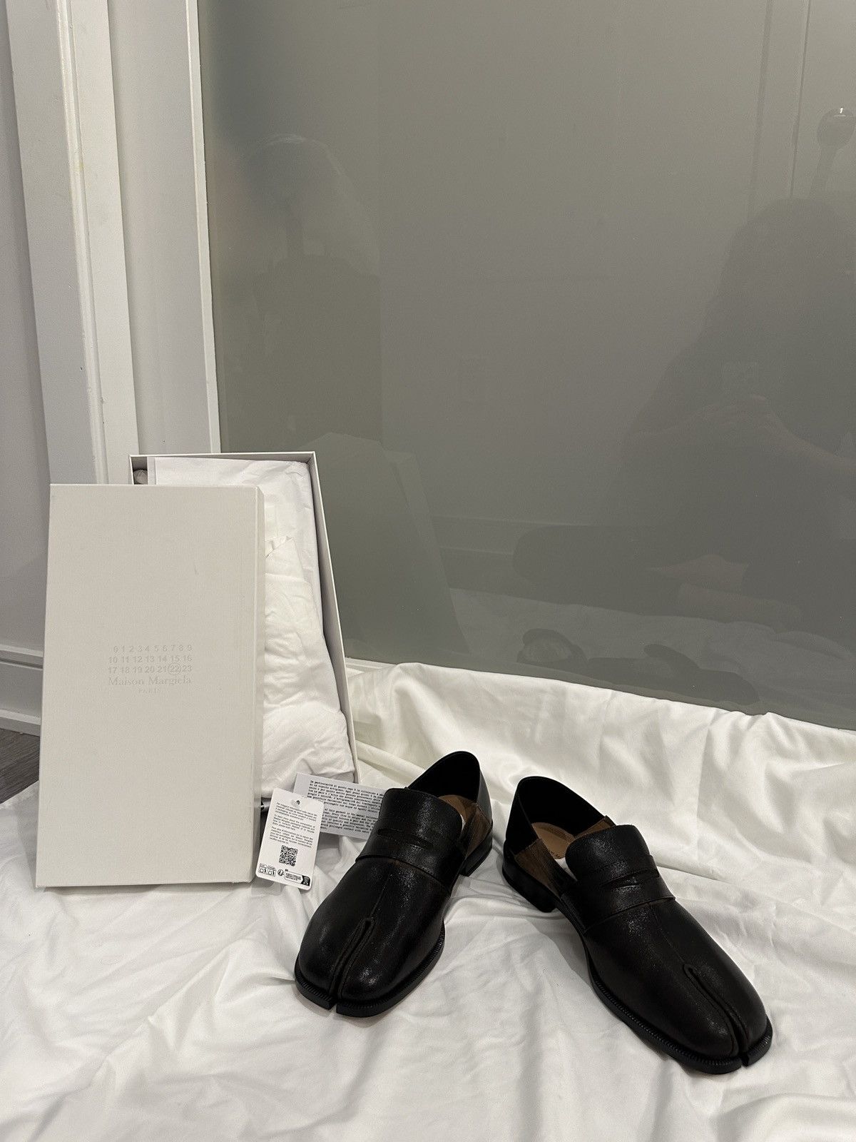 Maison Margiela MM Black & Brown Tabi City Loafers Size US 10 / EU 43 - 1 Thumbnail