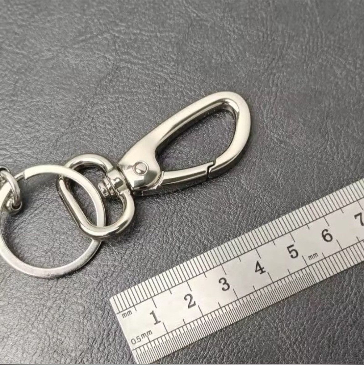 Jewelry Punk Waist Pants Chain Wallet Chain Keychain Size ONE SIZE - 7 Thumbnail