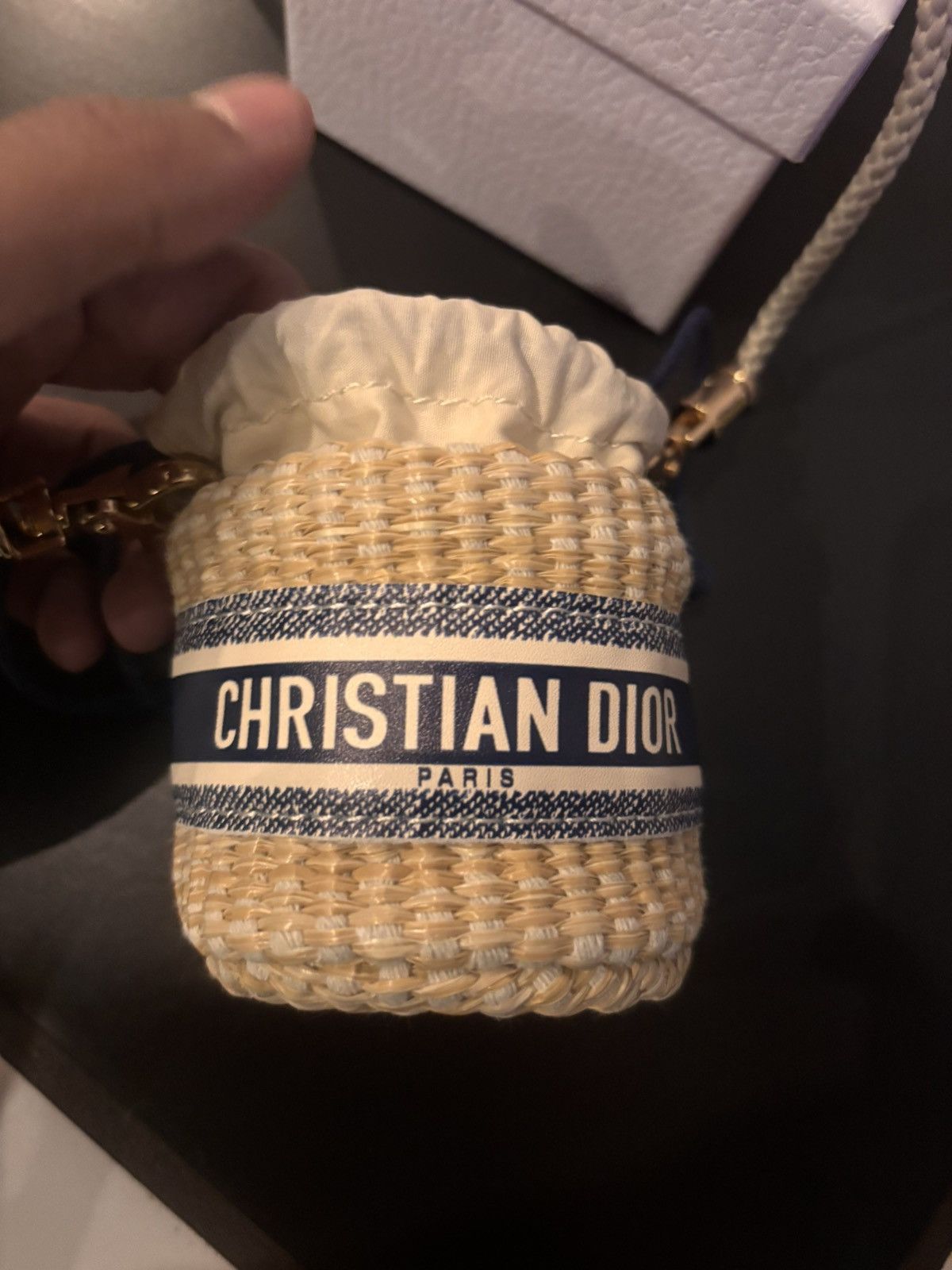 Dior Christian Dior beauty mini straw bag GWP *RARE* Size ONE SIZE - 4 Thumbnail