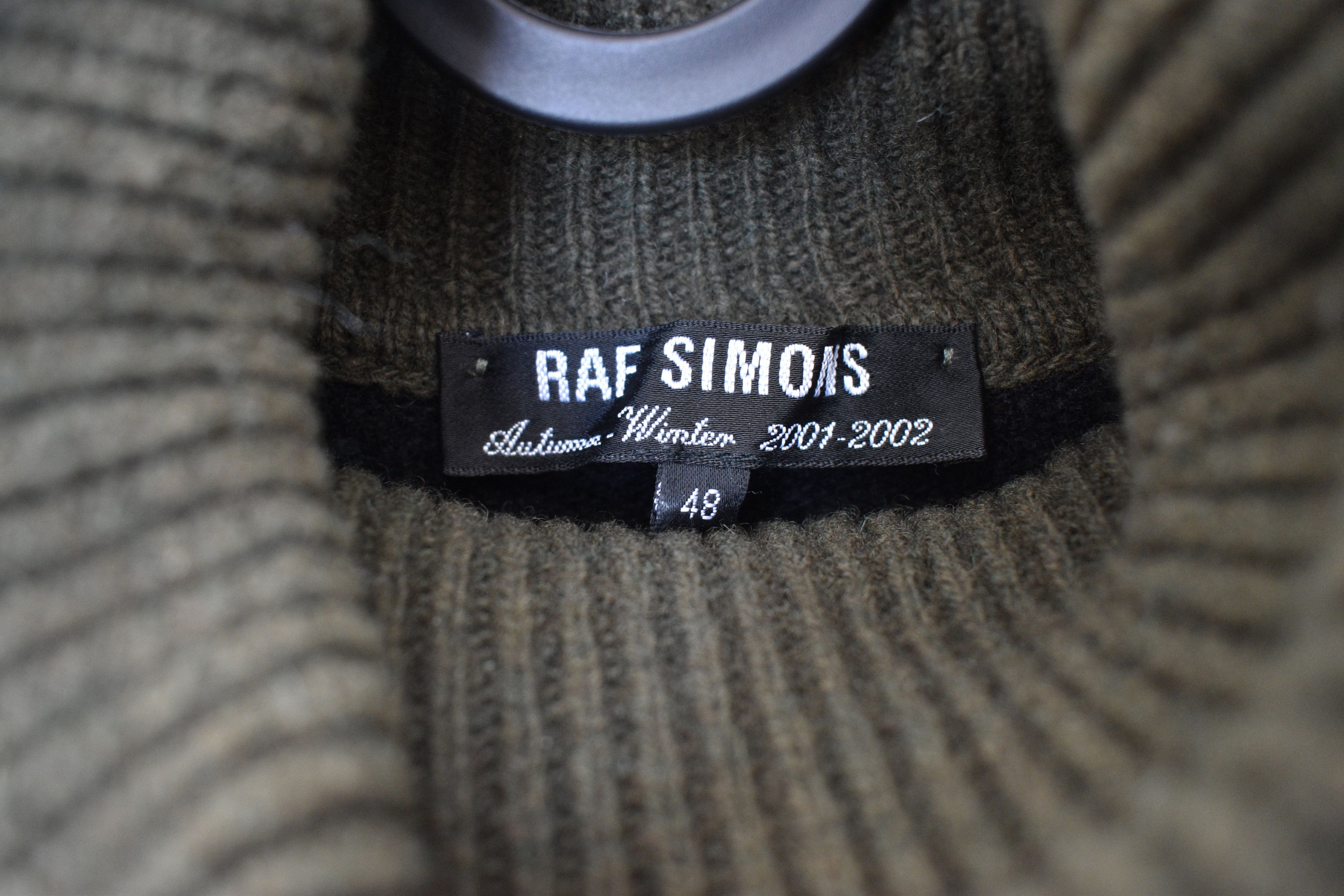 Raf Simons Raf Simons AW01-02 Riot Riot Riot Striped Turtleneck Sweater Size US M / EU 48-50 / 2 - 3 Thumbnail