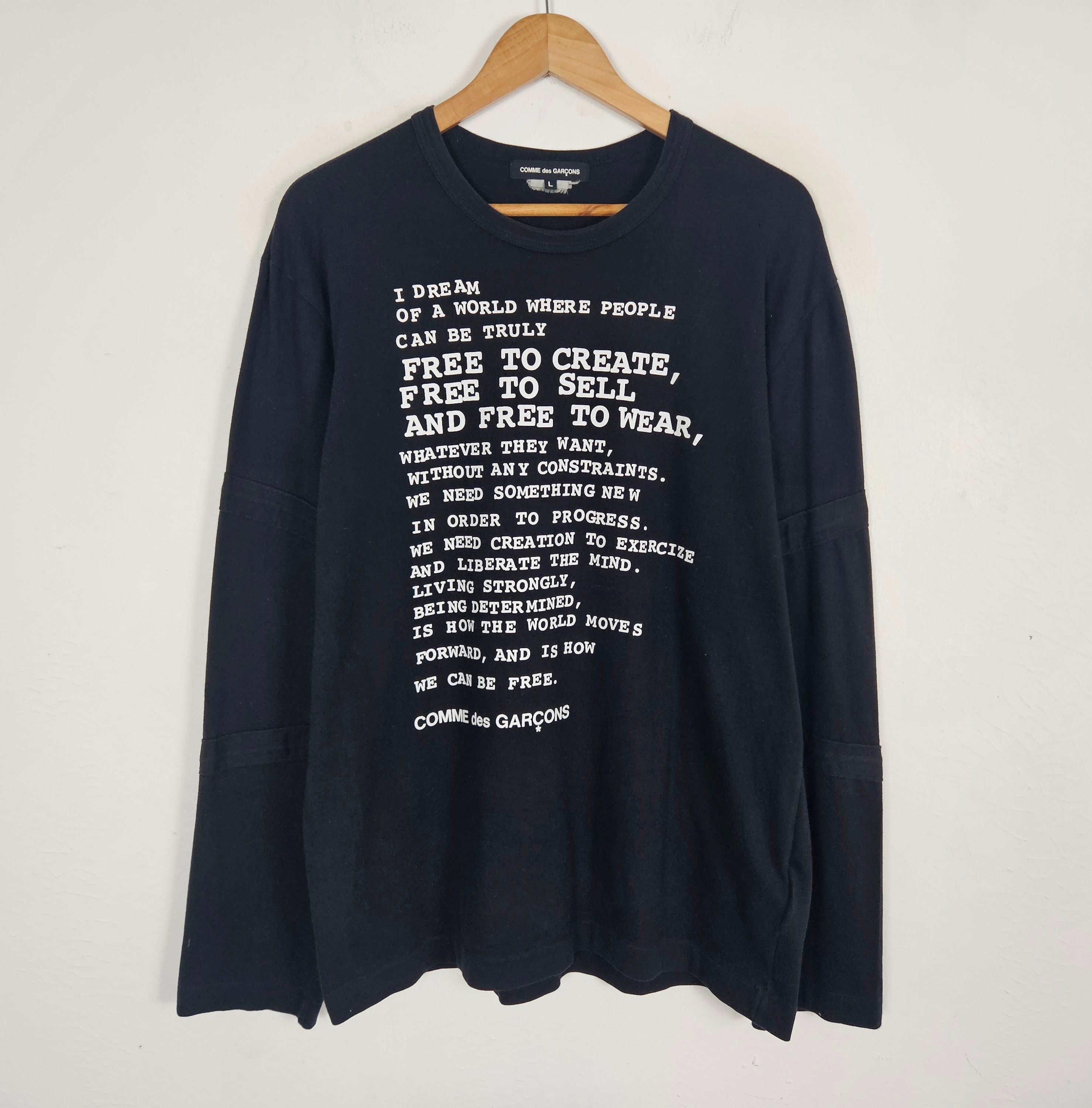 Comme des Garcons Comme des Garcons CDG AW09 Poem Longsleeve Size US L / EU 52-54 / 3 - 2 Thumbnail