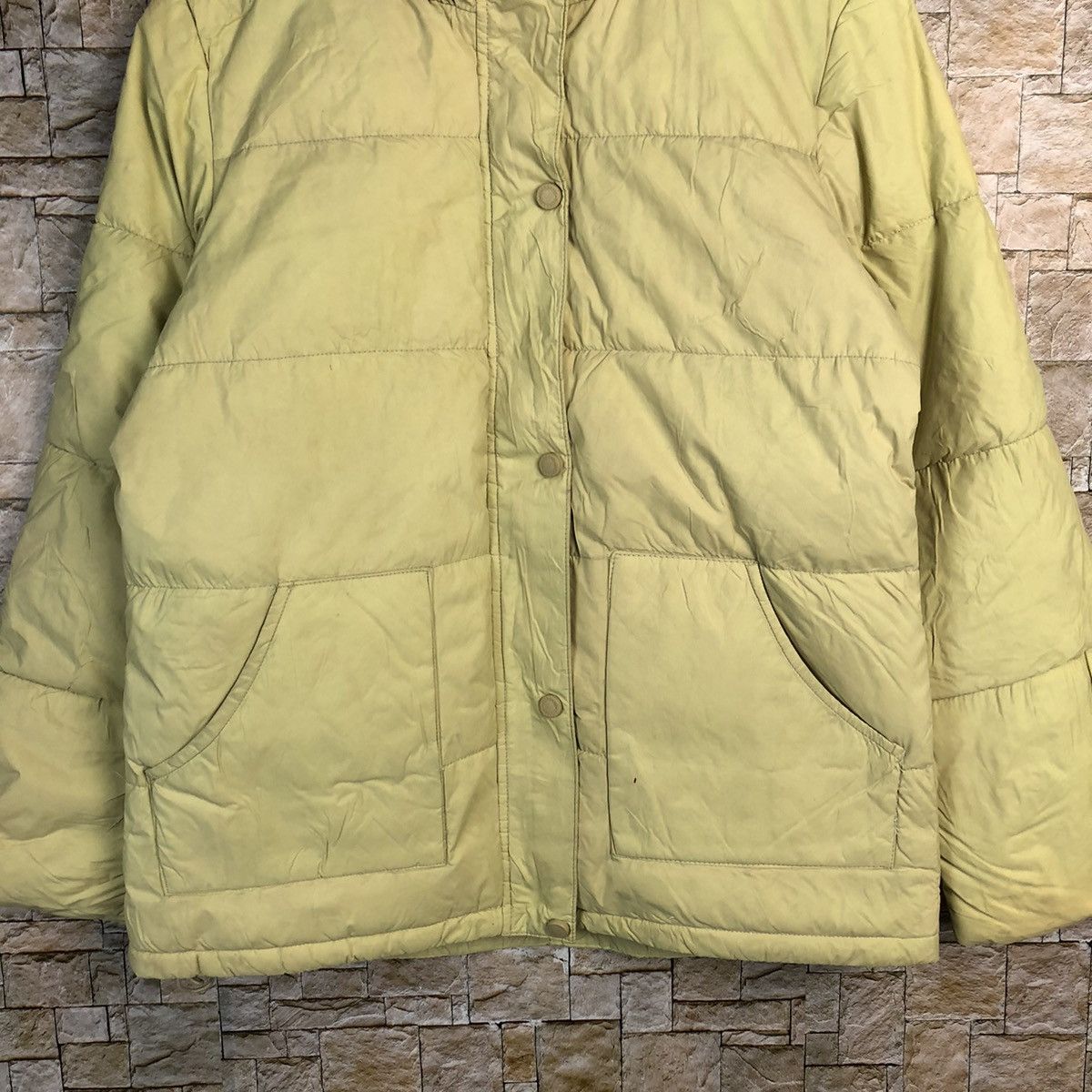 Japanese Brand Gio Atheltic Green puffer jacket #A292 Size US M / EU 48-50 / 2 - 3 Thumbnail