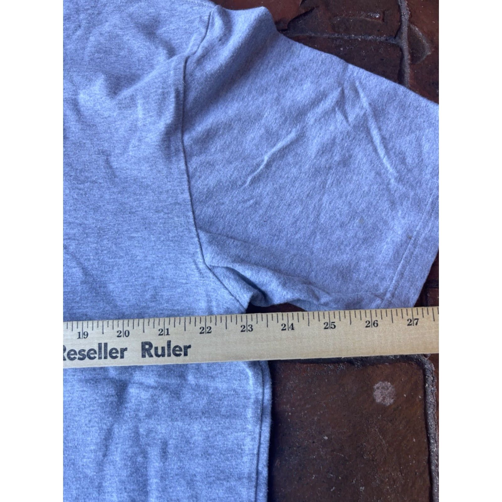 Nike VINTAGE Nike Swoosh Embroidered Stripe T-Shirt XL Gray Crew Neck Short Sleeve Men Size US XL / EU 56 / 4 - 4 Thumbnail
