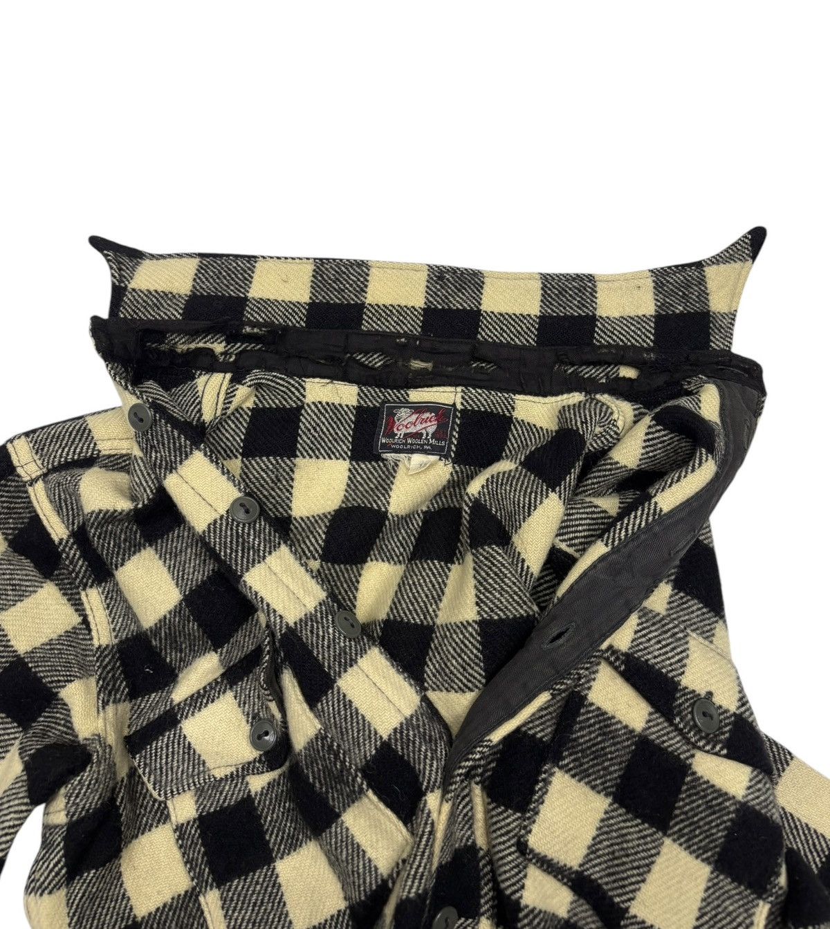 Woolrich Woolen Mills WOOLRICH WOOLEN MILLS 50s CHECKERED WOOL FLANNEL BUTTOP UP Size US M / EU 48-50 / 2 - 11 Thumbnail