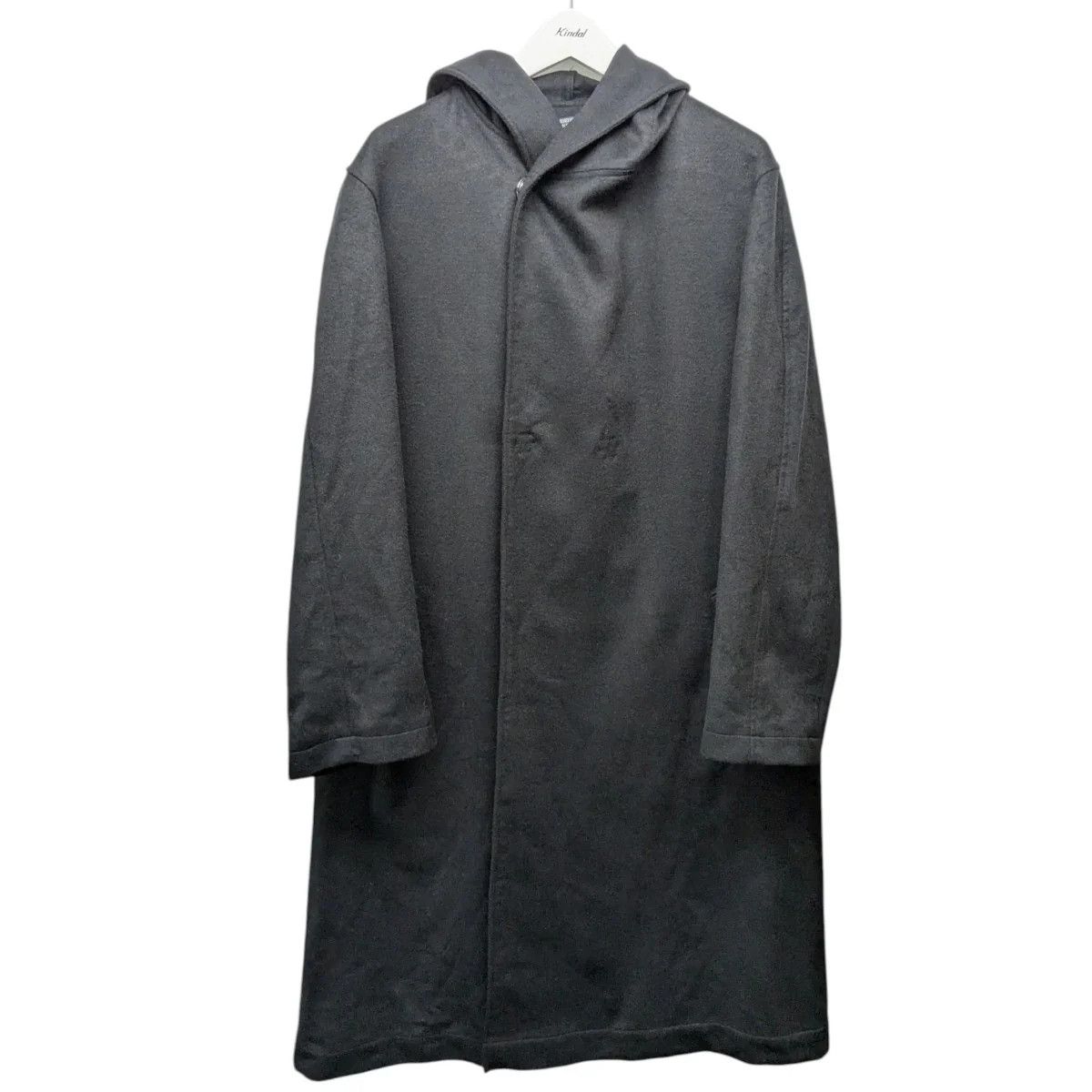 Yohji Yamamoto REGULATION Yohji Yamamoto "W Ca BEAVER SNAP HOODED COAT" Size US S / EU 44-46 / 1 - 1 Thumbnail