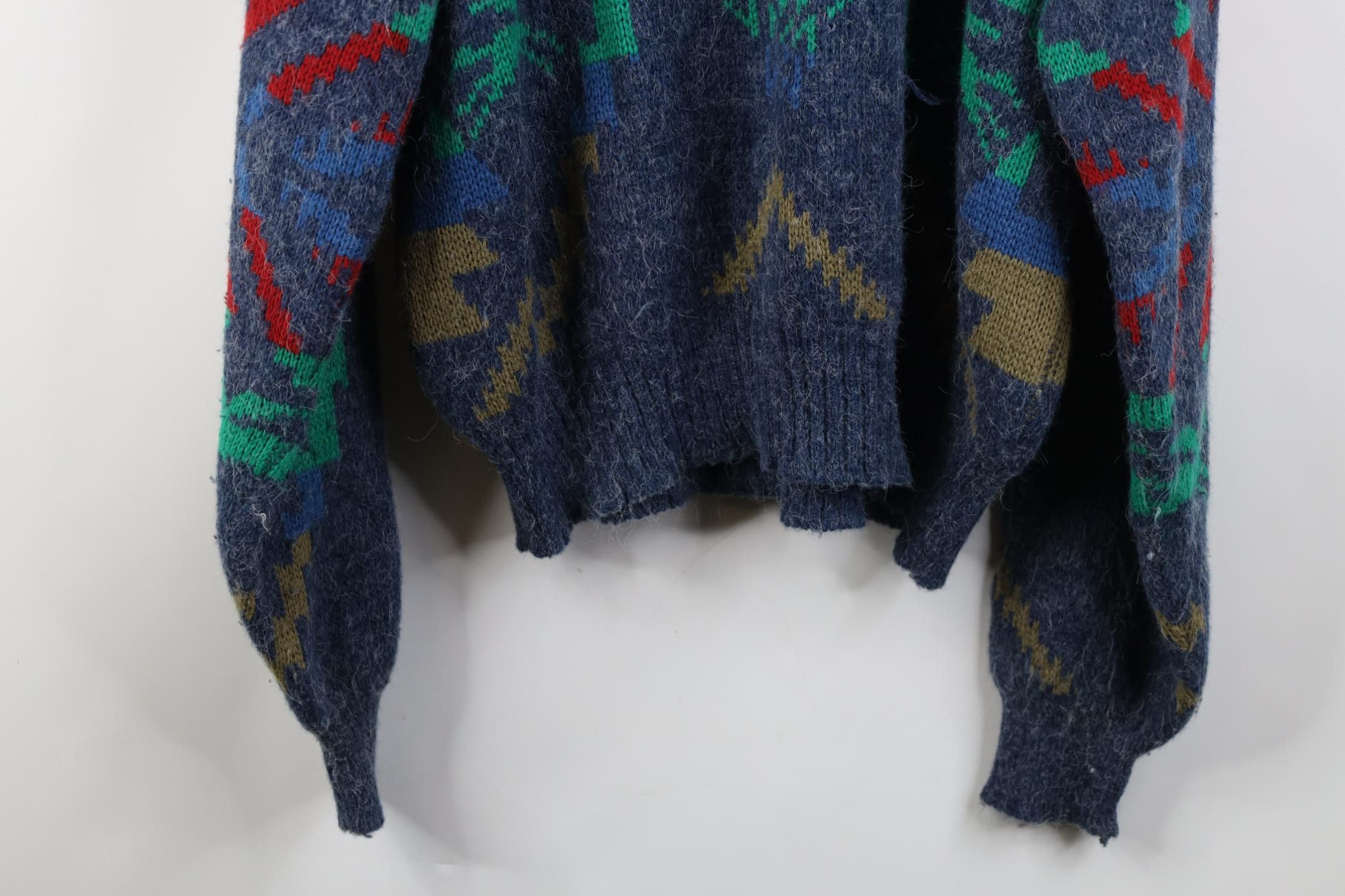 Vintage Vintage 90s Streetwear Pegasus Horse Knit Crewneck Sweater Size US L / EU 52-54 / 3 - 10 Thumbnail