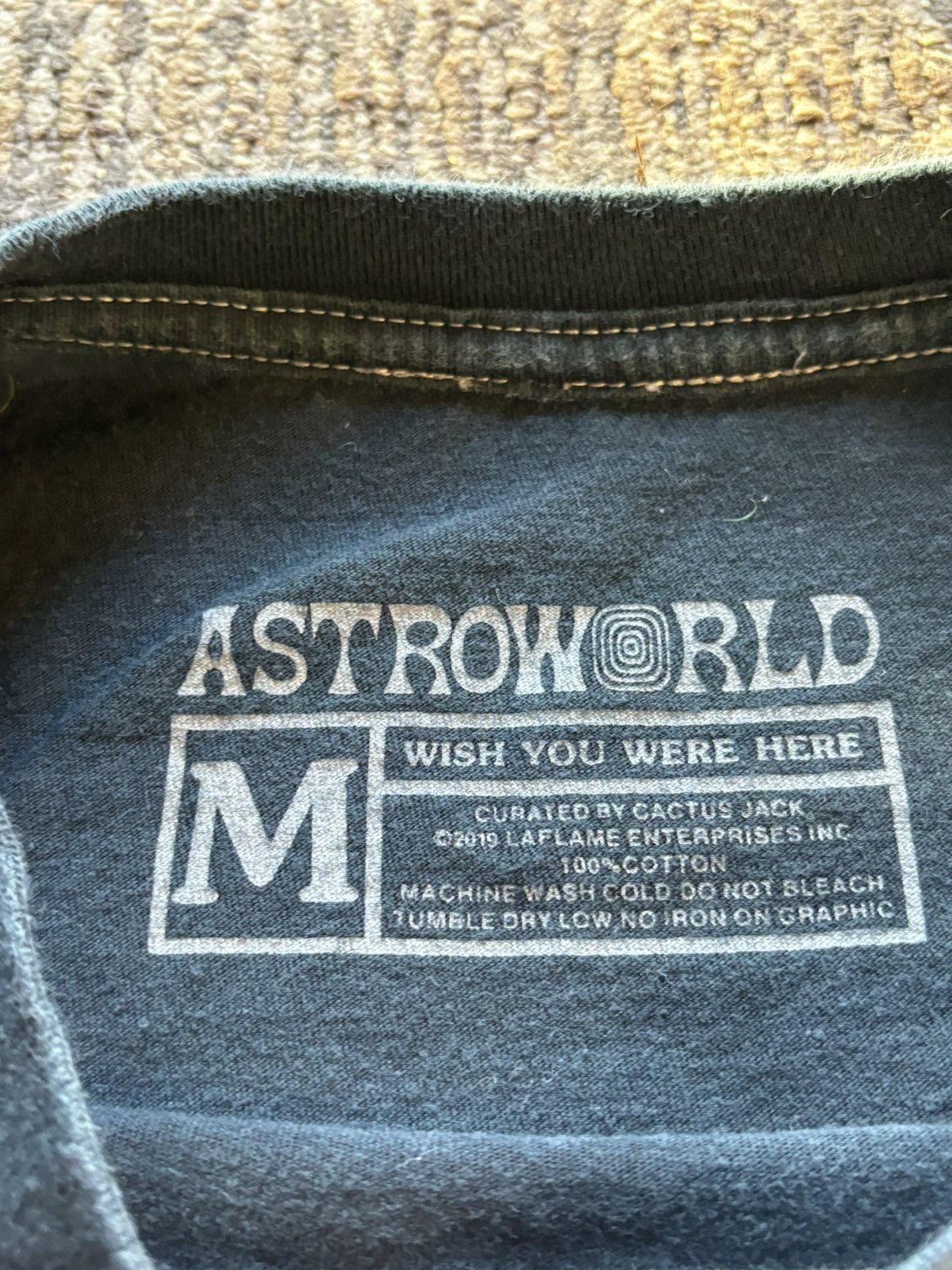 Travis Scott Travis Scott Astroworld 2019 Europe Rap Tee Size US M / EU 48-50 / 2 - 4 Thumbnail