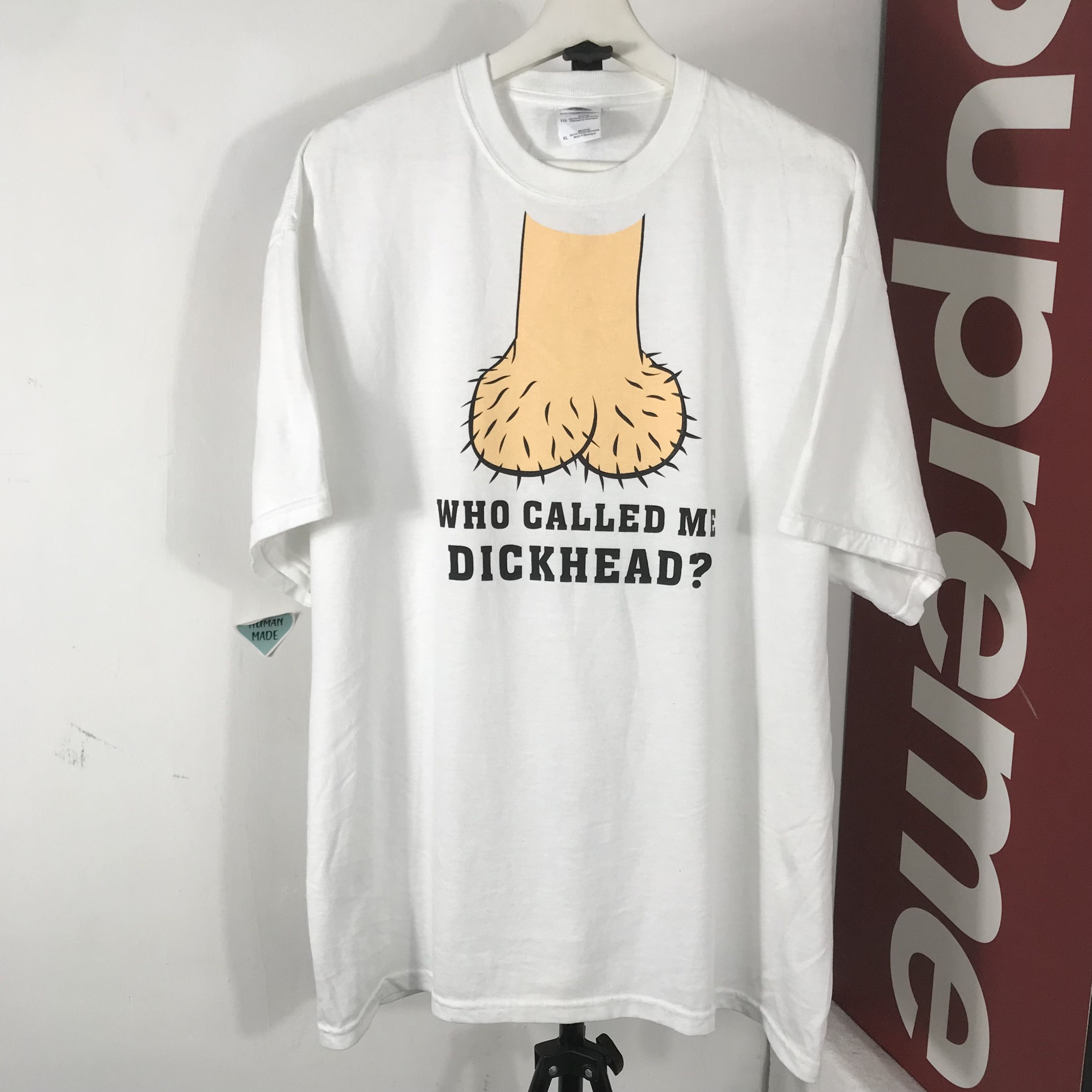 Vintage Vintage dick sex who called me dickhead humor phototee shirt Size US XL / EU 56 / 4 - 1 Thumbnail