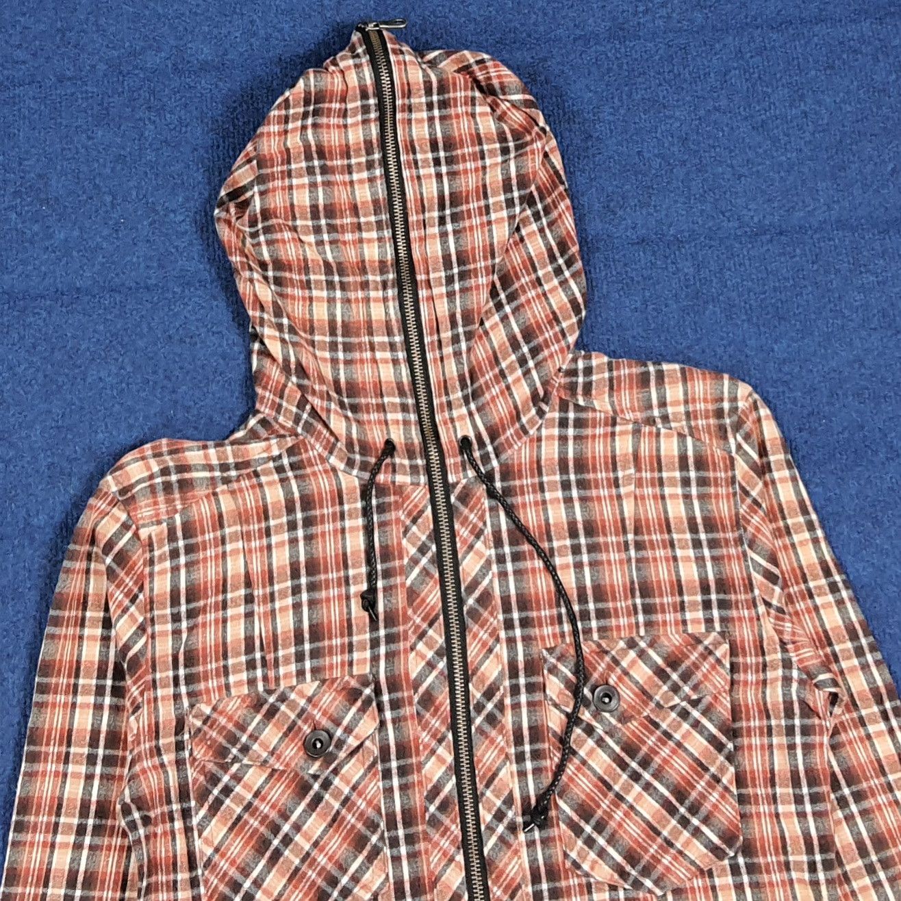 Schlussel Vintage SCHLÜSSEL Plaid Full Zip Jacket Grunge C283N16 Size US XS / EU 42 / 0 - 2 Thumbnail
