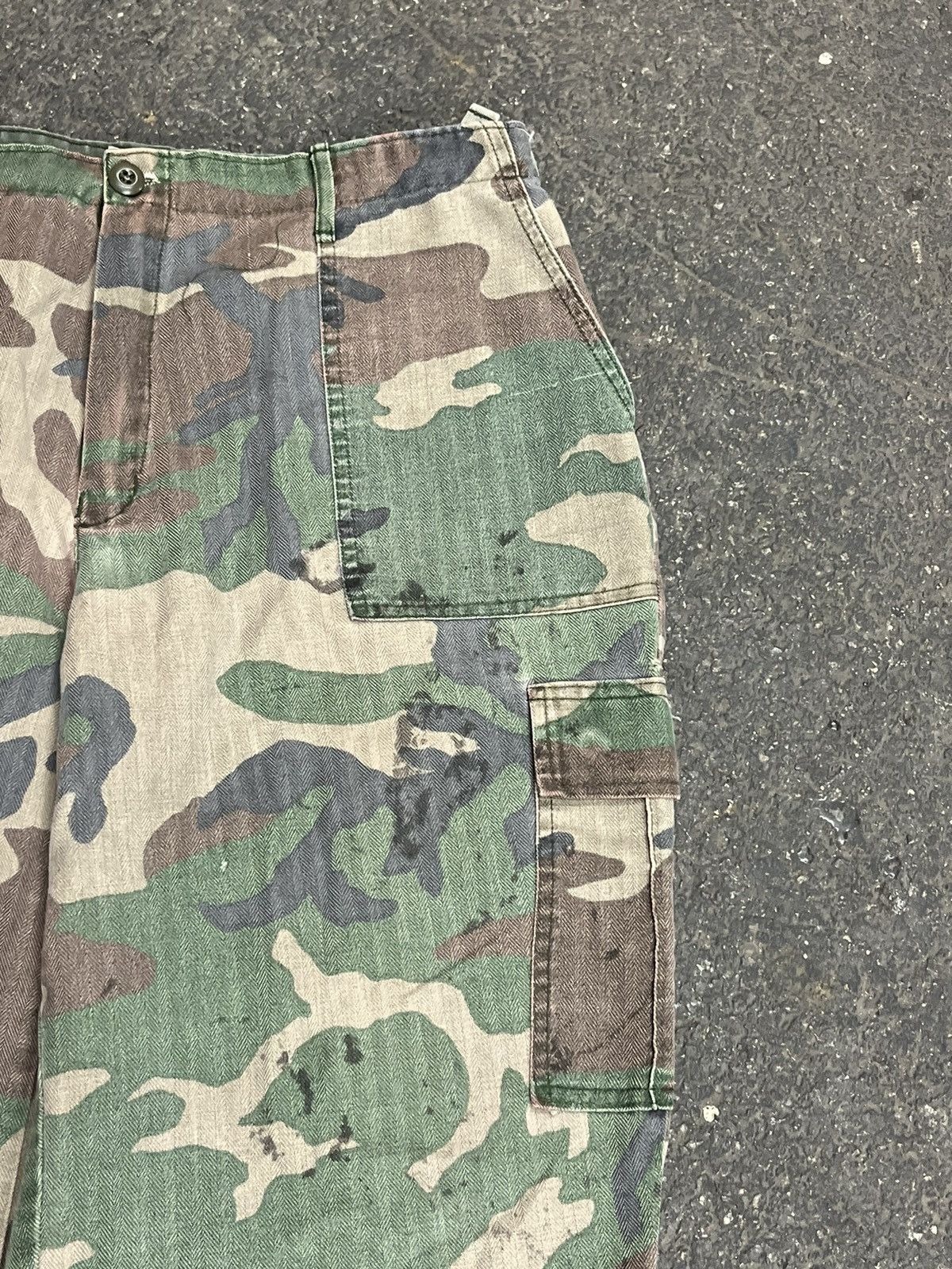 Vintage Vintage baggy fit og military 107 style camo pants faded Size US 36 / EU 52 - 4 Thumbnail