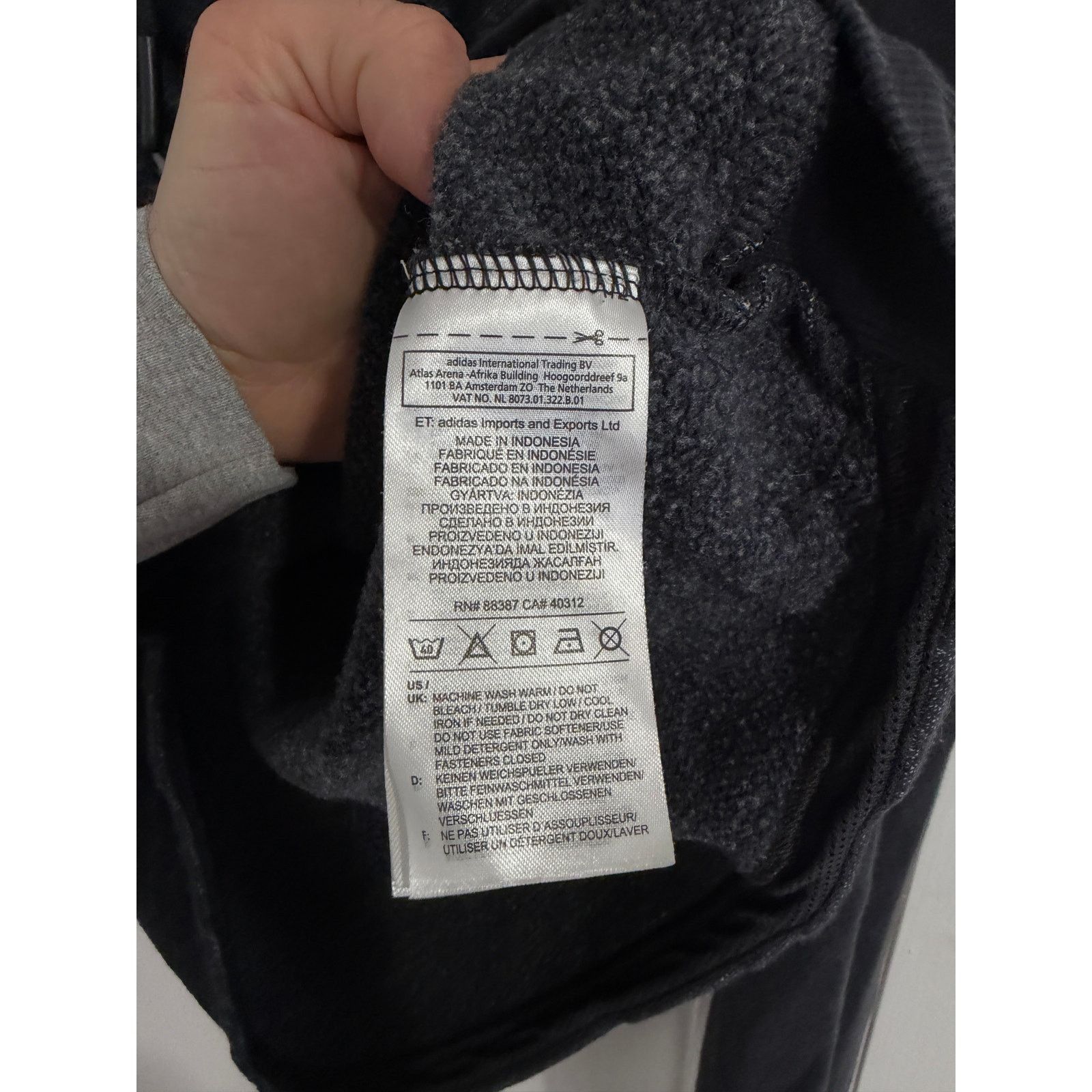 Adidas Adidas Full-Zip Hoodie Sweatshirt Size Medium Size M / US 6-8 / IT 42-44 - 4 Thumbnail