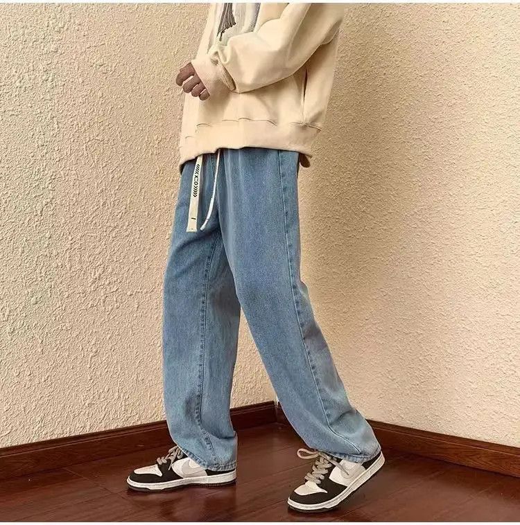 Japanese Brand Retro casual washed straight leg jeans Size US 30 / EU 46 - 5 Thumbnail