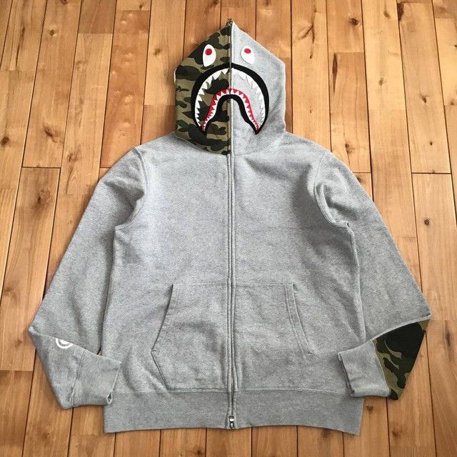 Bape × Nigo BAPE camo shark full zip hoodie a bathing ape NIGO Size US L / EU 52-54 / 3 - 2 Thumbnail