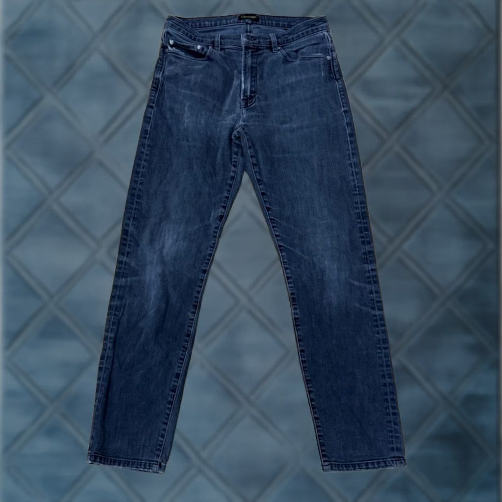 Flint And Tinder Flint and Tinder Jeans Slim Fit Black 31x32 Denim Cotton Polyester Casual Tapered Pockets Stretch Mens Regular Size US 31 - 1 Thumbnail