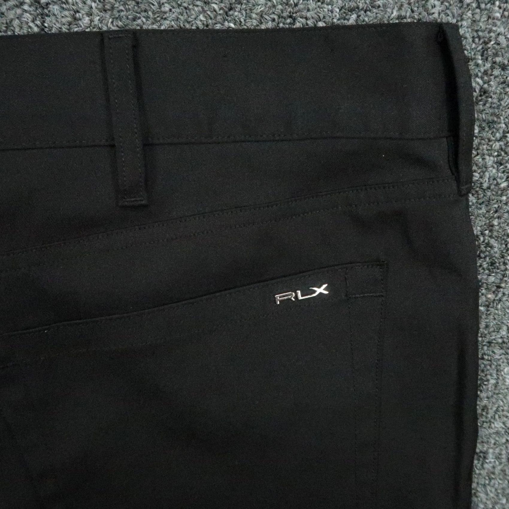 RLX Ralph Lauren RLX Ralph Lauren Pants Mens 36x32 Black Tailored Fit Lightweight Golf 5 Pocket - Business, Casual, Travel, Workwear Size US 36 / EU 52 - 7 Thumbnail