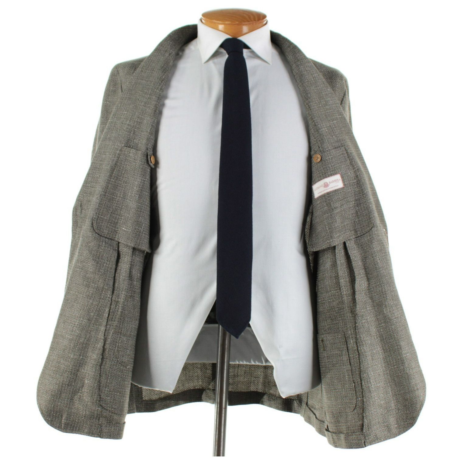 Luciano Barbera Luciano Barbera Sport Coat Size 48 US in Green Size 48R - 6 Thumbnail