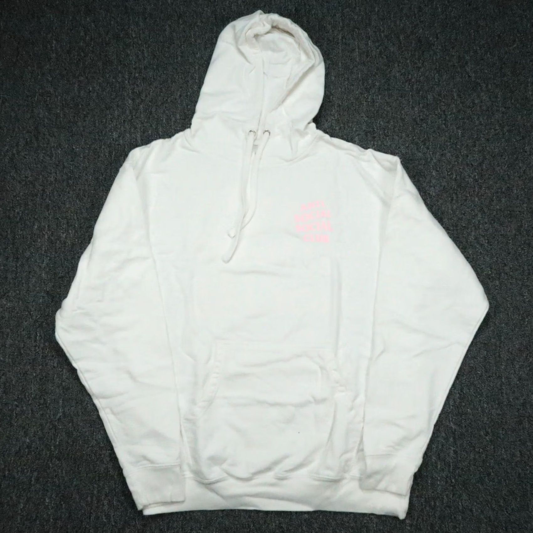 Anti Social Social Club VINTAGE Anti Social Social Club Hoodie Mens Large White Graphic ASSC Streetwear Hooded Size US L / EU 52-54 / 3 - 2 Thumbnail