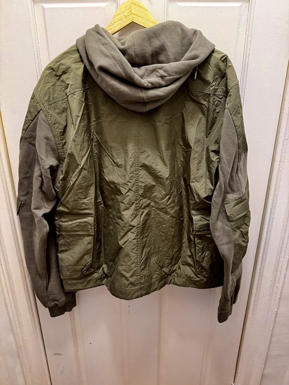 John Elliott NWT $450 Hybrid Panel Military Jacket Size US L / EU 52-54 / 3 - 7 Thumbnail
