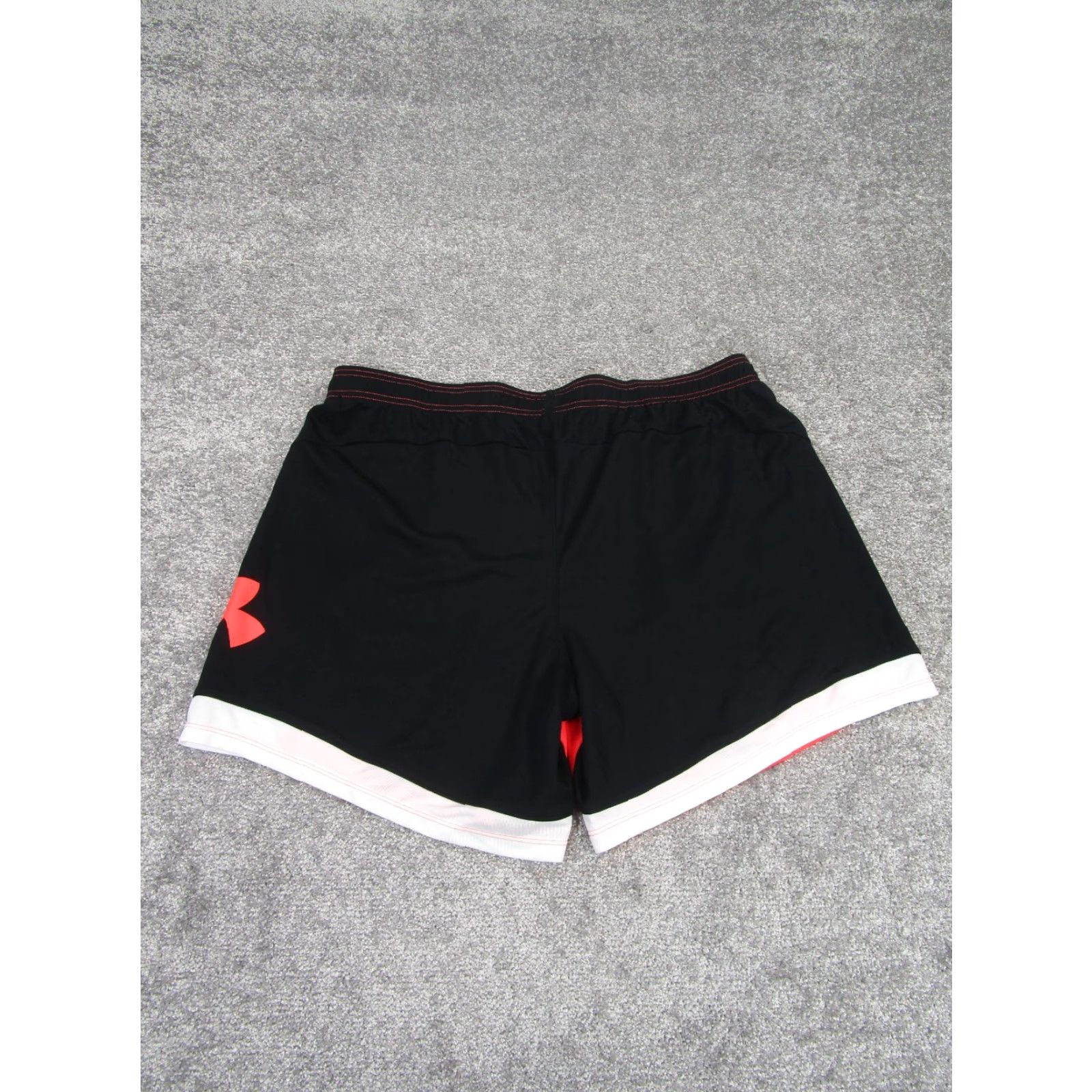 Under Armour Under Armour Shorts Womens 2XL Orange Red Colorblock Lightweight Gym Size 40" / US 18 - 8 Thumbnail