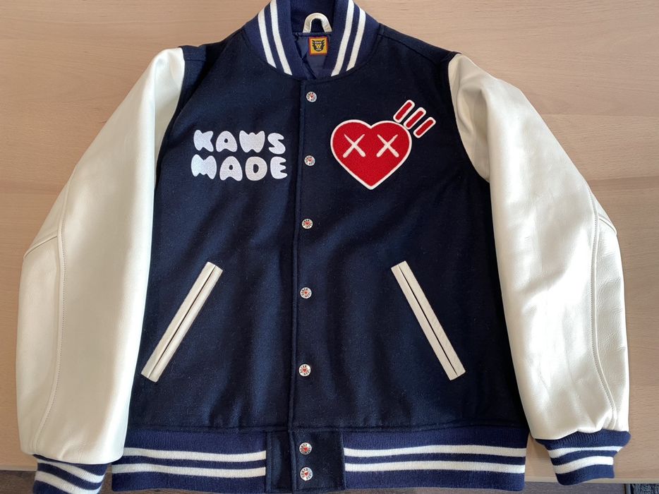 Human Made Human Made x KAWS Varsity Jacket | Grailed