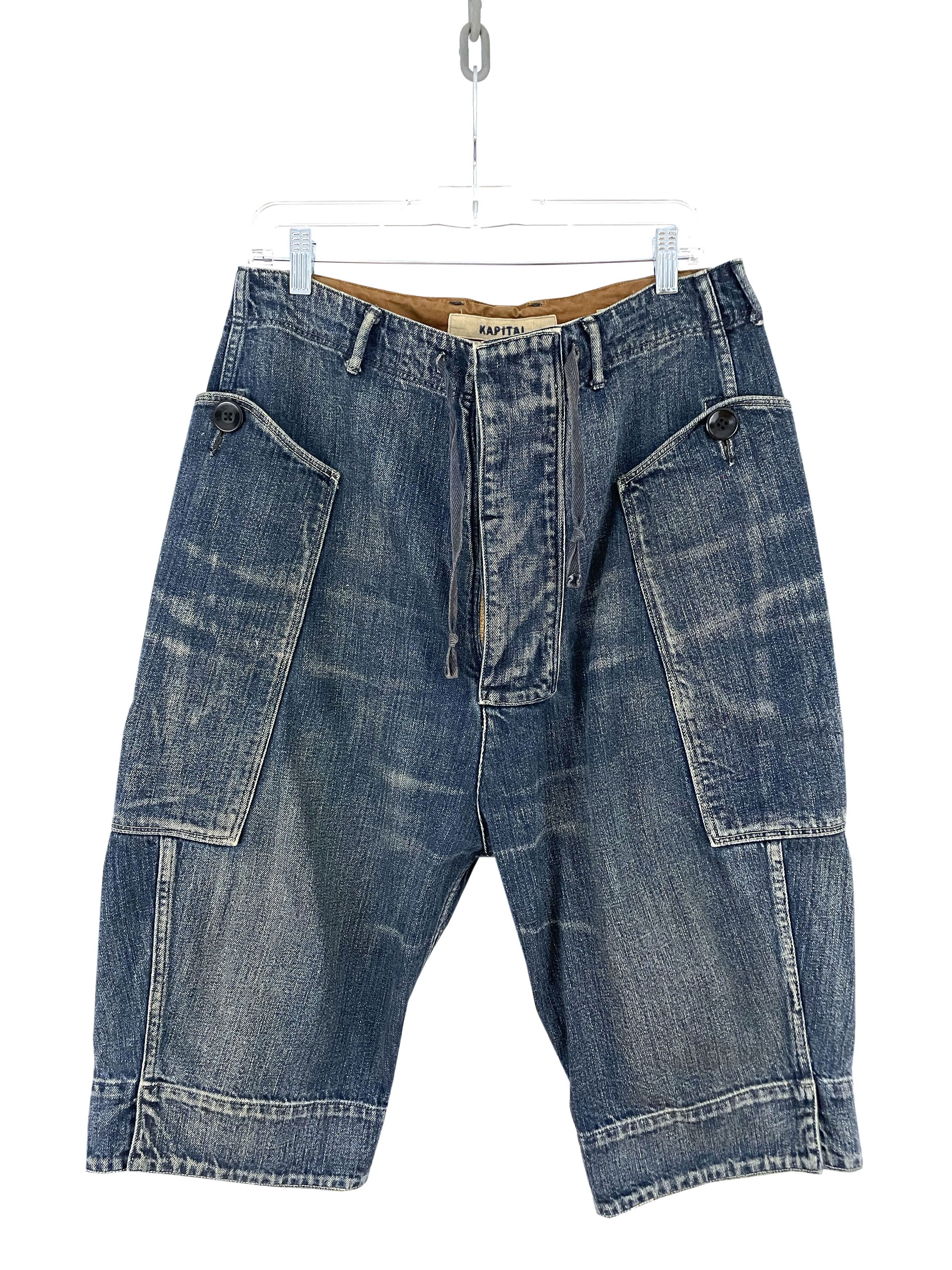 Kapital Denim Shorts Size US 32 / EU 48 - 1 Thumbnail