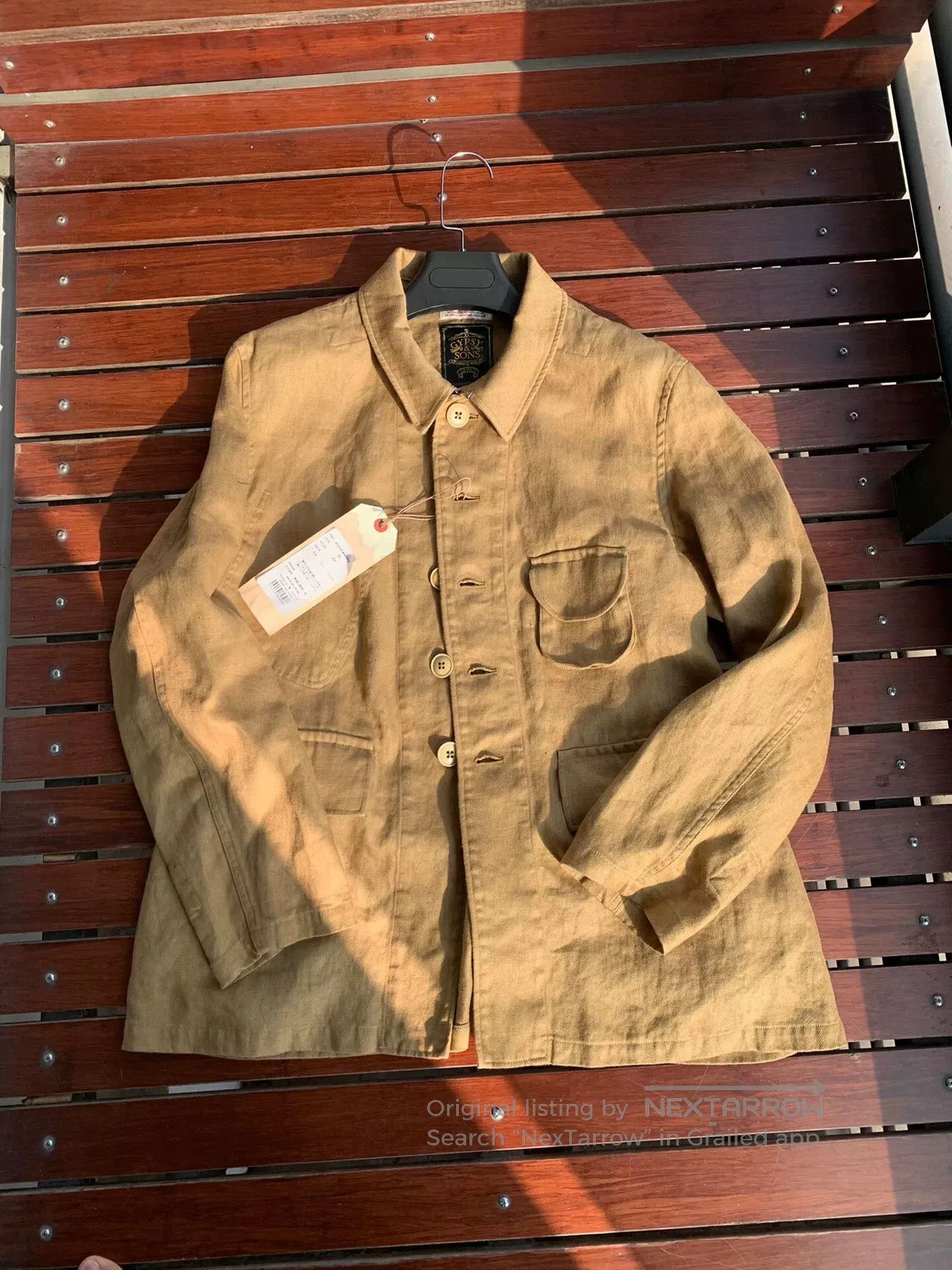 Japanese Brand Gypsy Sons Brown Trench Coat. Size US M / EU 48-50 / 2 - 3 Thumbnail