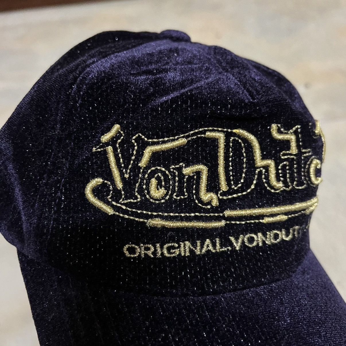 Von Dutch Von Dutch Big Logo Cap Distressed Style Size ONE SIZE - 13 Thumbnail