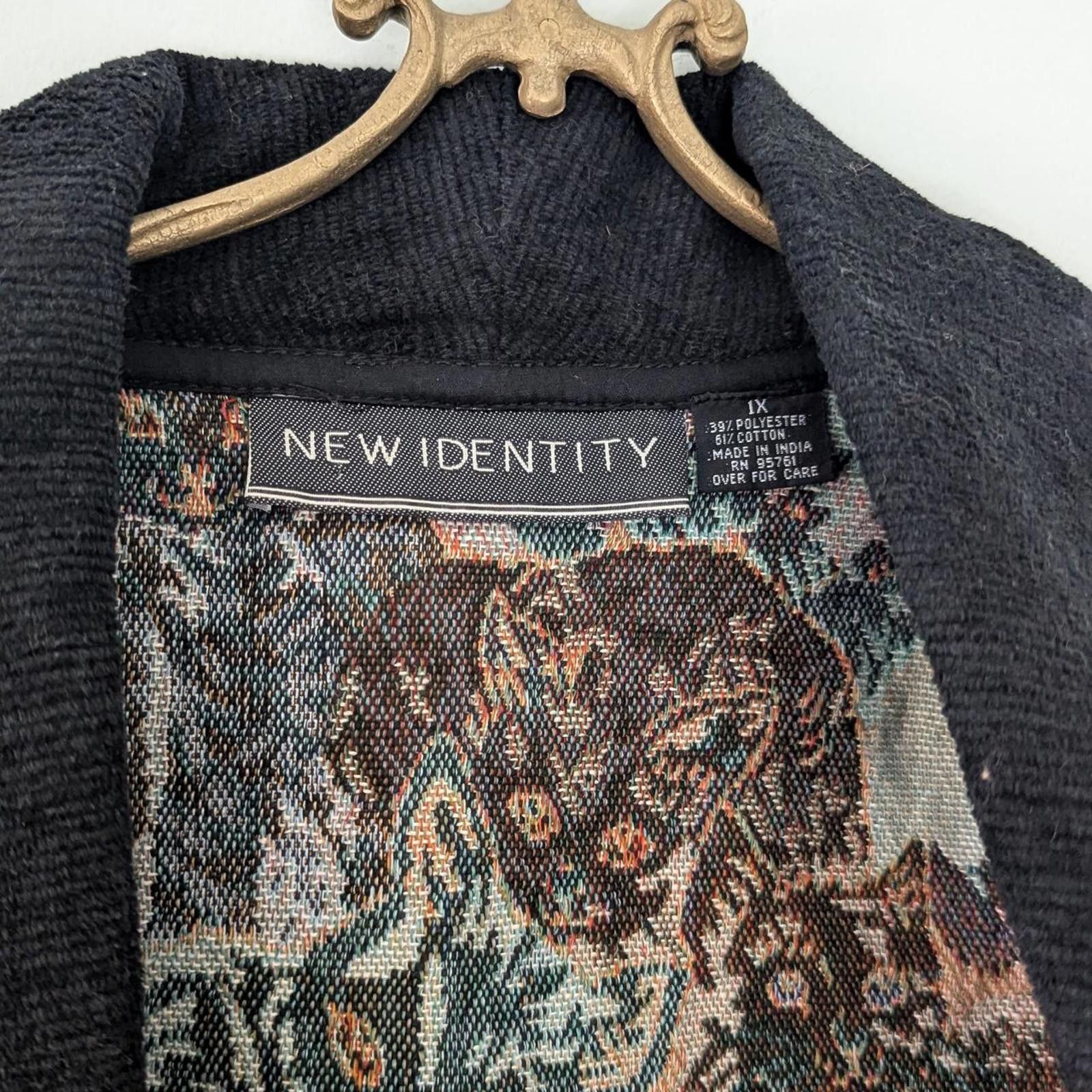 Other Vintage New Identity Cat Print Jacket Size XL / US 12-14 / IT 48-50 - 3 Thumbnail