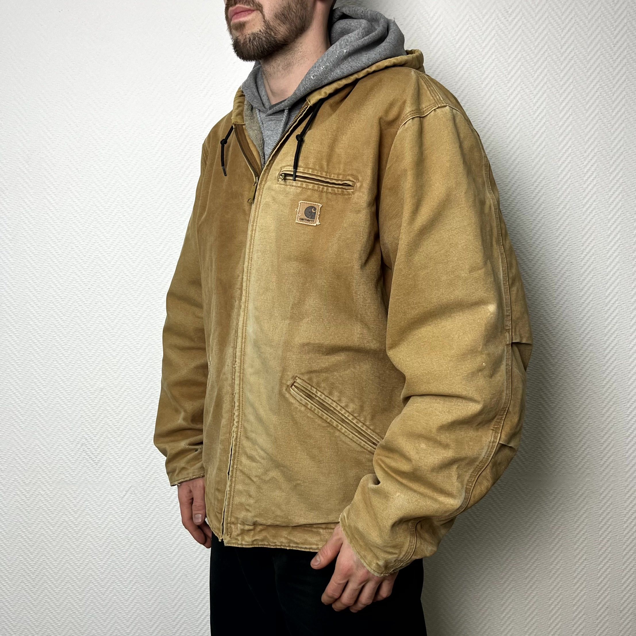 Vintage Carhartt Active Sandstone Sherpa Jacket Size XL