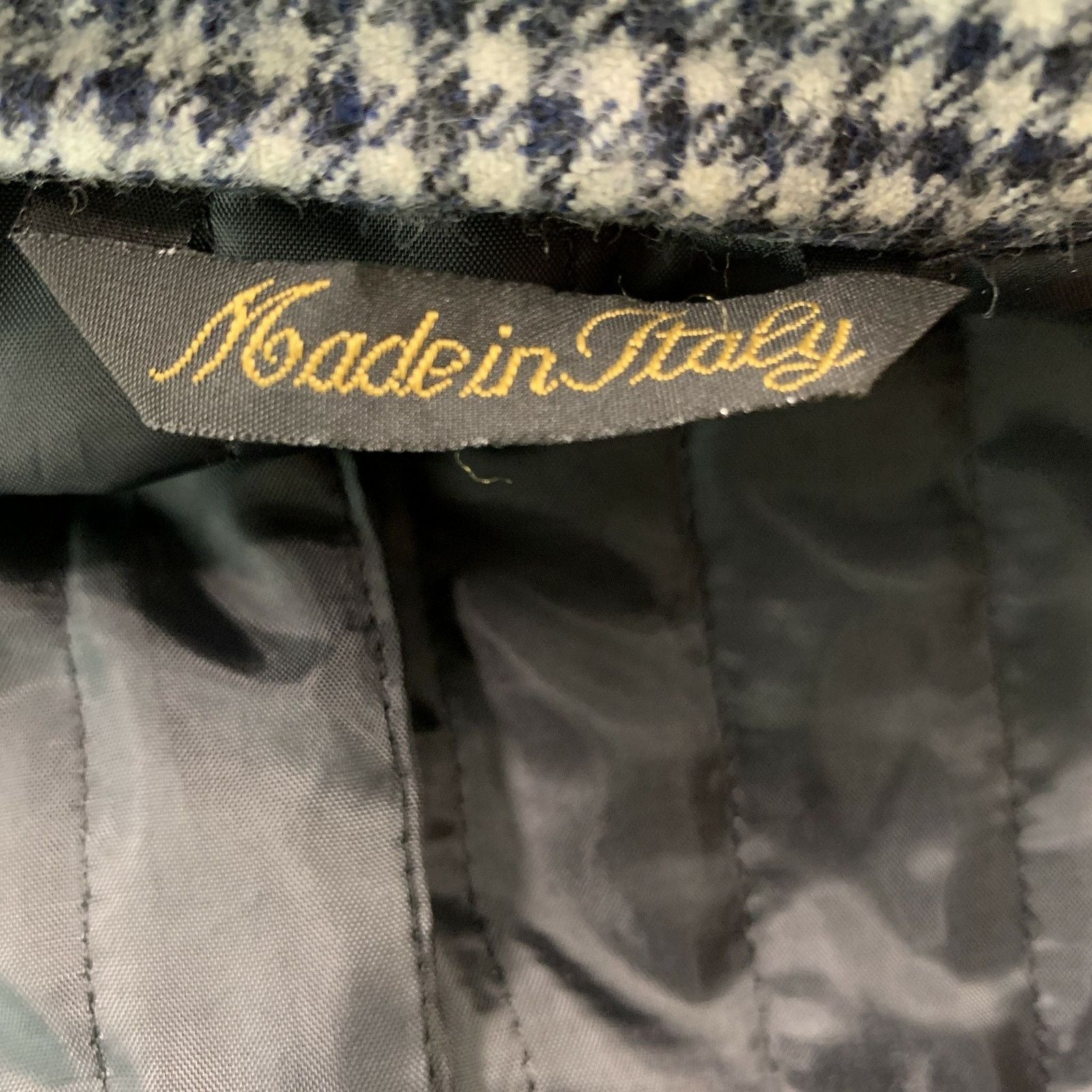Neiman Marcus Wool Black & White Houndstooth Notch Lapel Sport Coat Size 40R - 4 Thumbnail