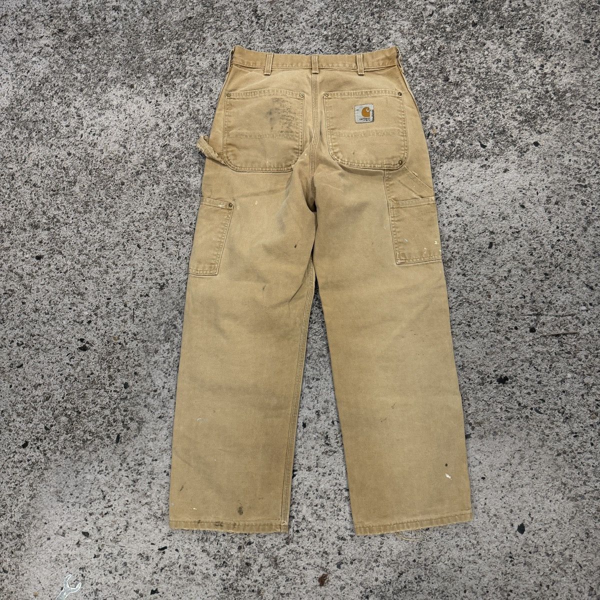 Carhartt 90s Carhartt Thrashed Faded Double Knee Pants ERD Grunge Size US 30 / EU 46 - 2 Thumbnail