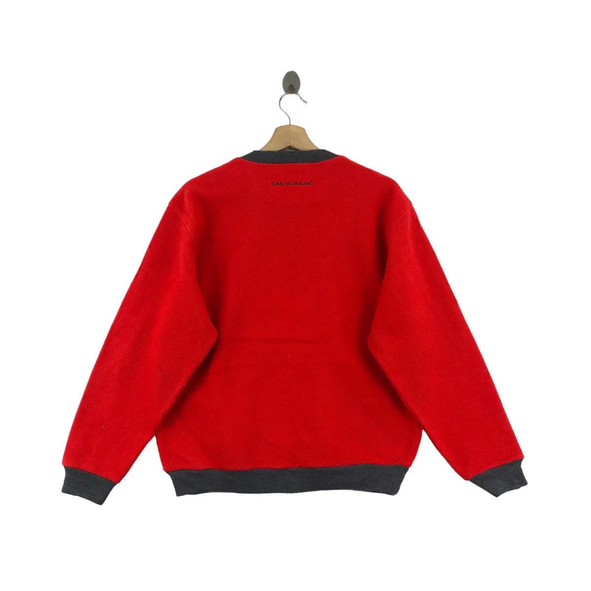 Jean Charles De Castelbajac Vtg CASTELBAJAC SPORT PARIS No Fishing Bear Fleece Sweater Size L / US 10 / IT 46 - 4 Thumbnail
