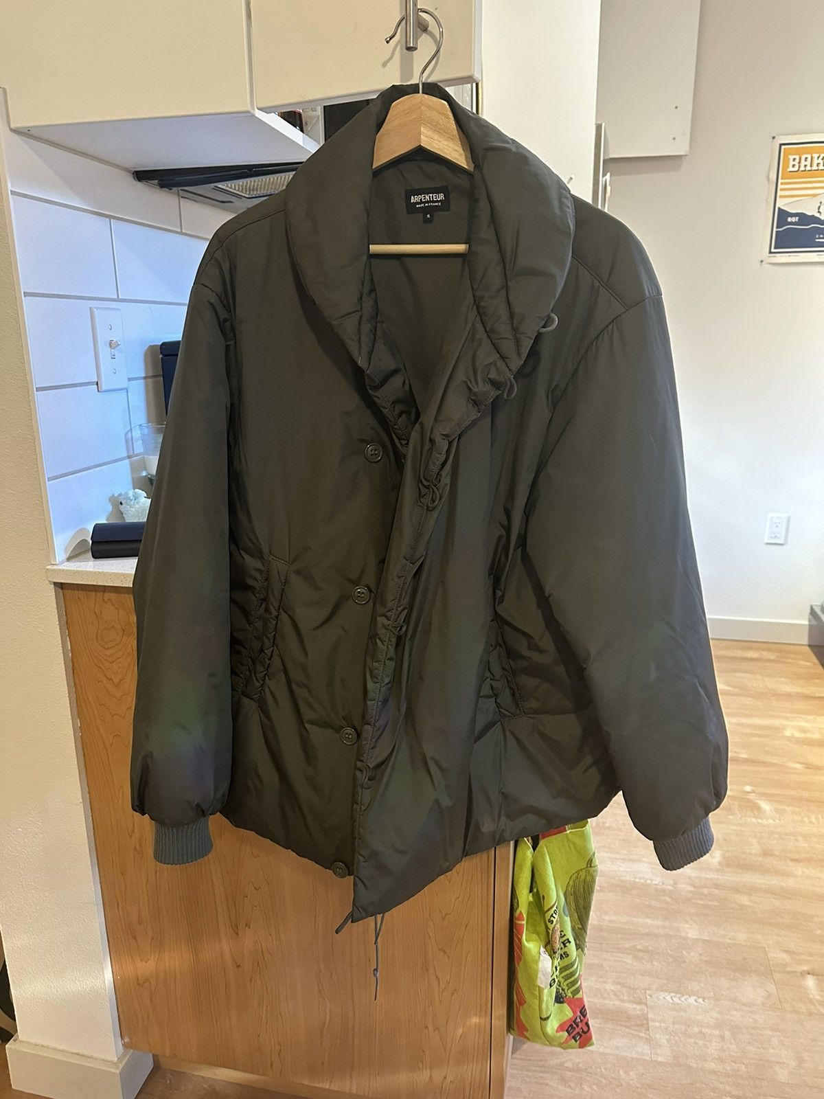 image of Arpenteur Loft Jacket In Lovat Green in Forest Green, Men's (Size Small)