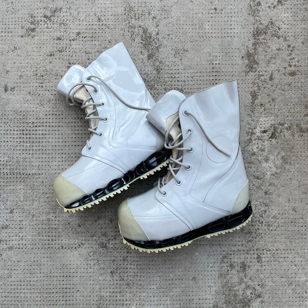 Pre-owned Adidas Originals Adidas Bunny Bounce Sample Boots In White