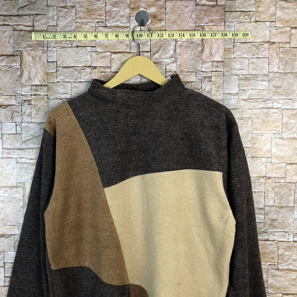 Homespun Knitwear Jilmarie patchwork design streetwear vtg sweatshirt #A526 Size M / US 6-8 / IT 42-44 - 2 Thumbnail