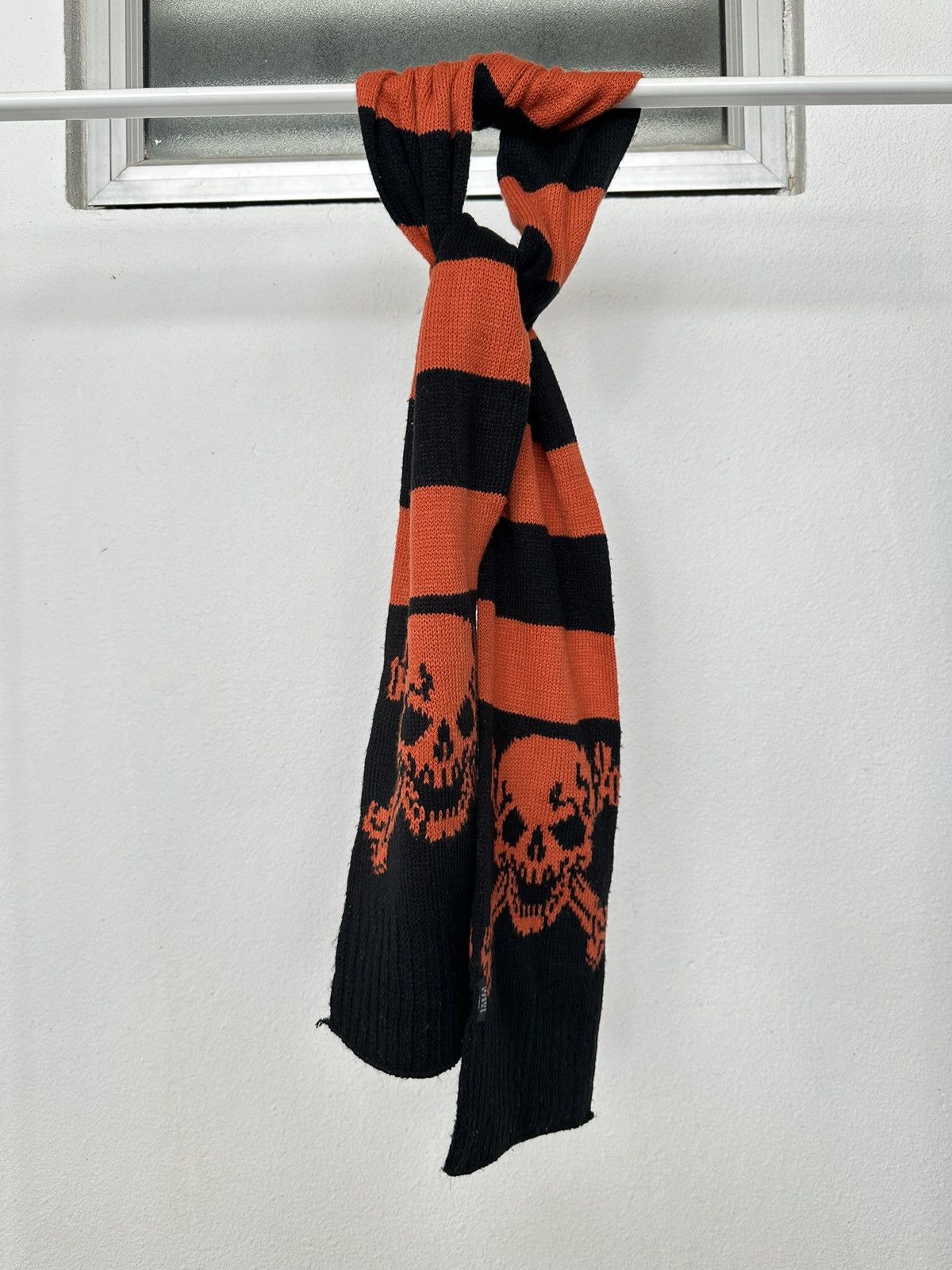 Japanese Brand 2010's Ryoko Kikuchi skull wool muffler Size ONE SIZE - 5 Thumbnail